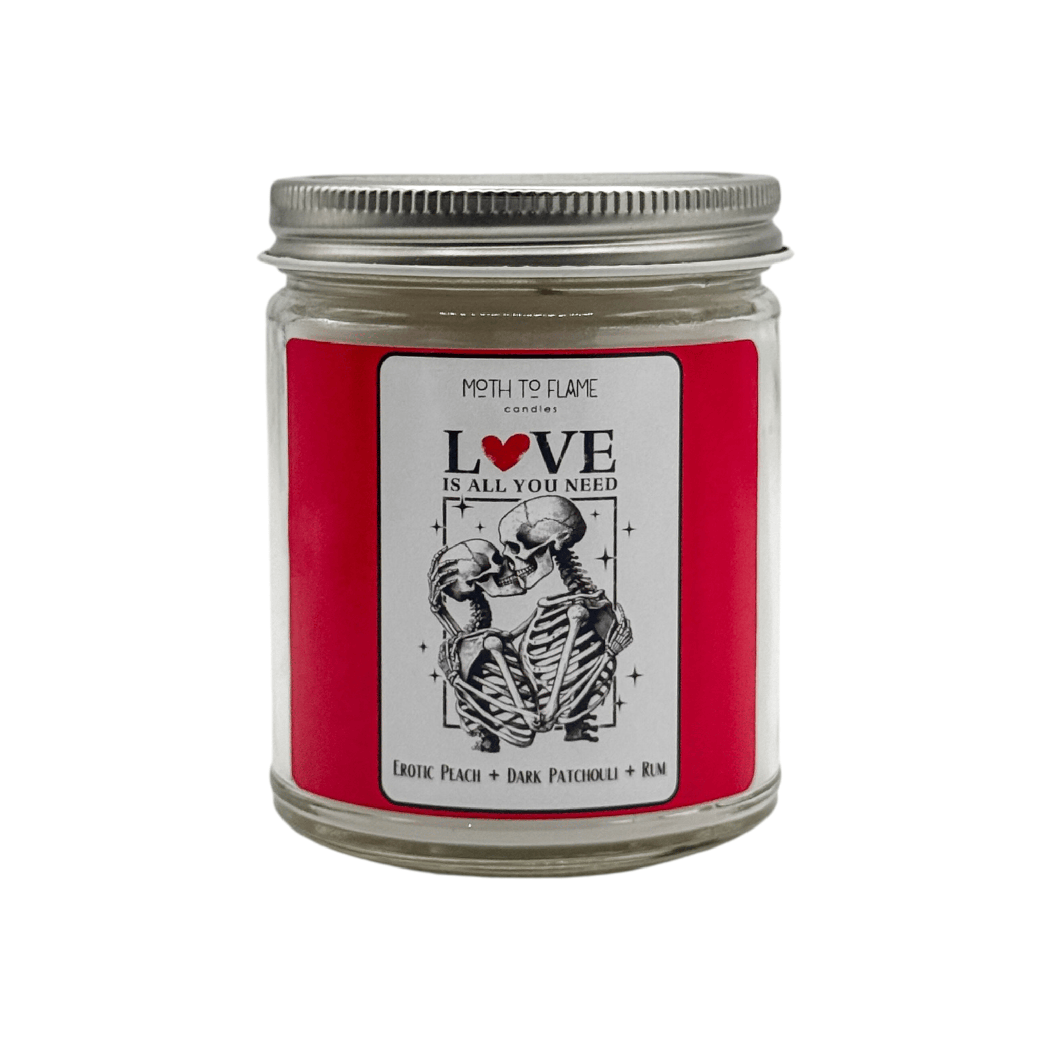 Moth to Flame Candles Container Love Is All You Need – 7 oz Candle