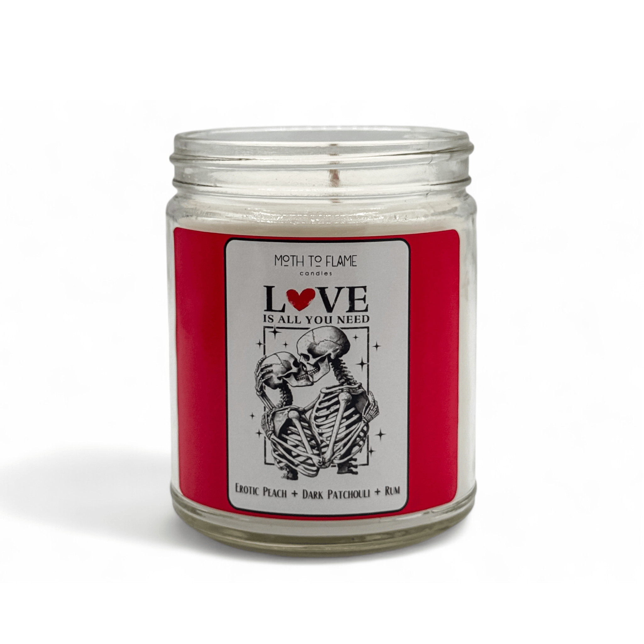Moth to Flame Candles Container Love Is All You Need – 7 oz Candle