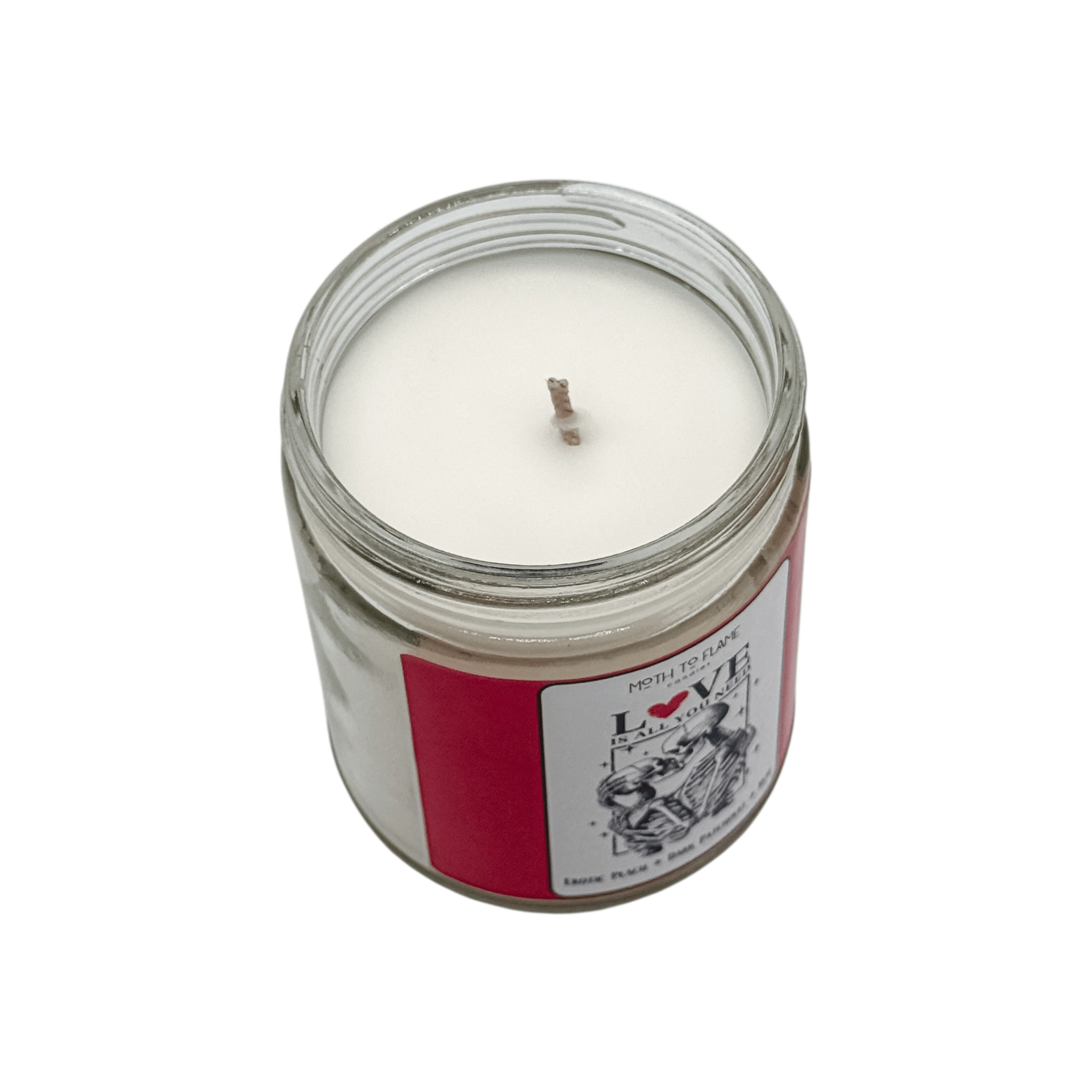 Moth to Flame Candles Container Love Is All You Need – 7 oz Candle