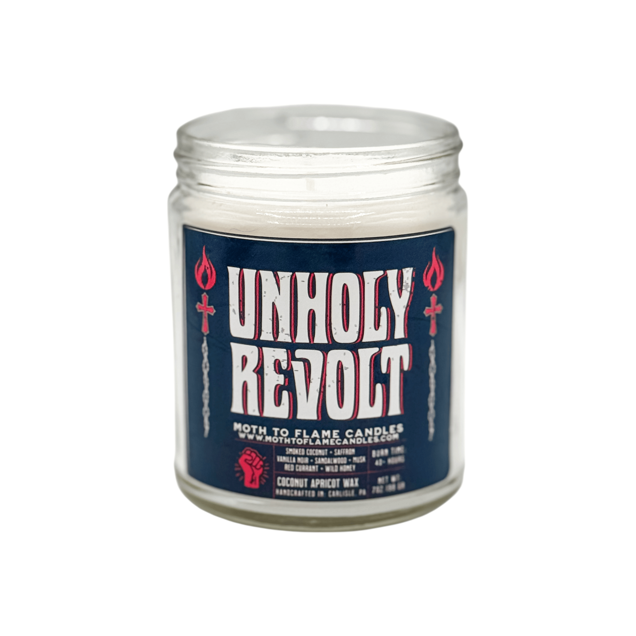 Moth to Flame Candles Candles Unholy Revolt – 7 oz Candle