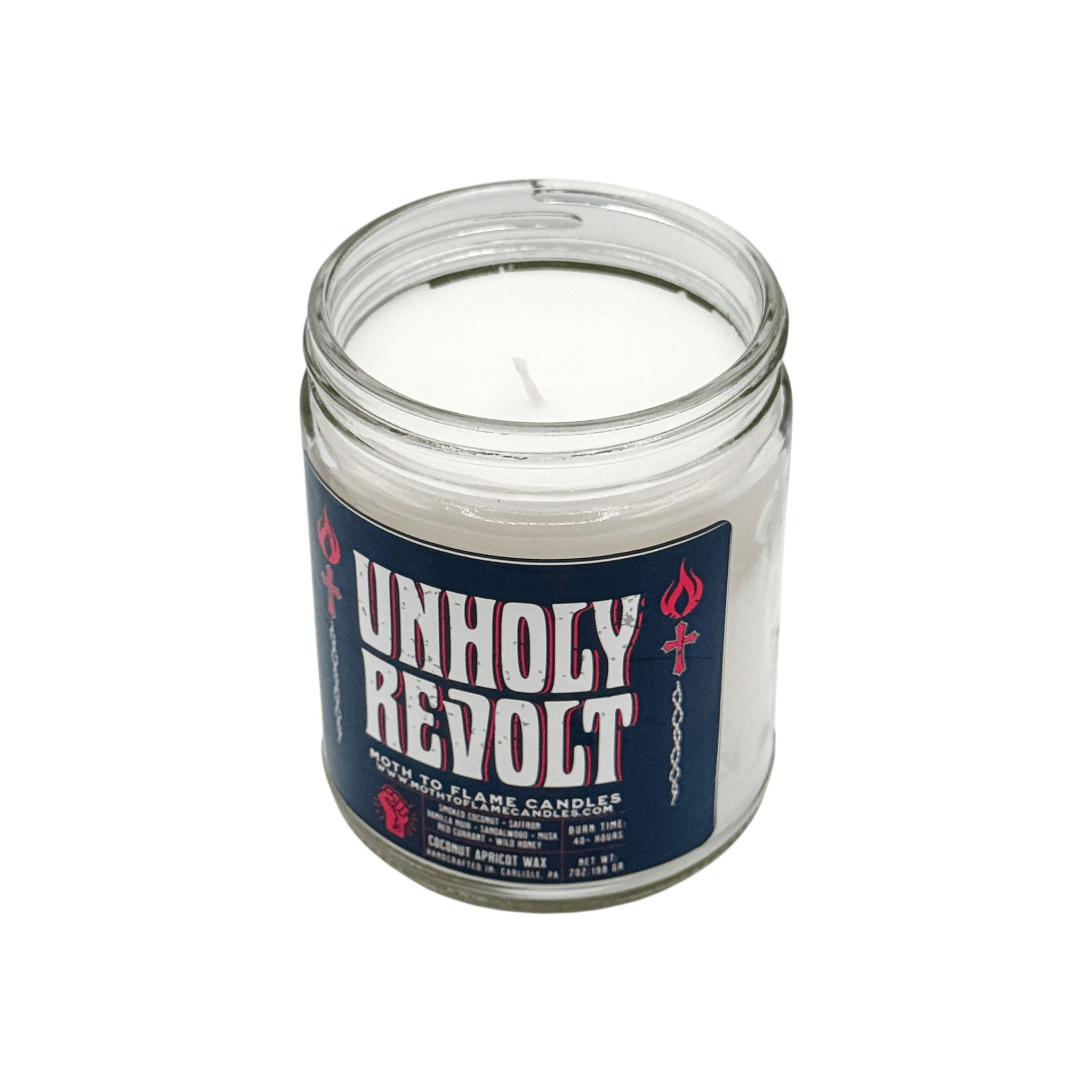 Moth to Flame Candles Candles Unholy Revolt – 7 oz Candle