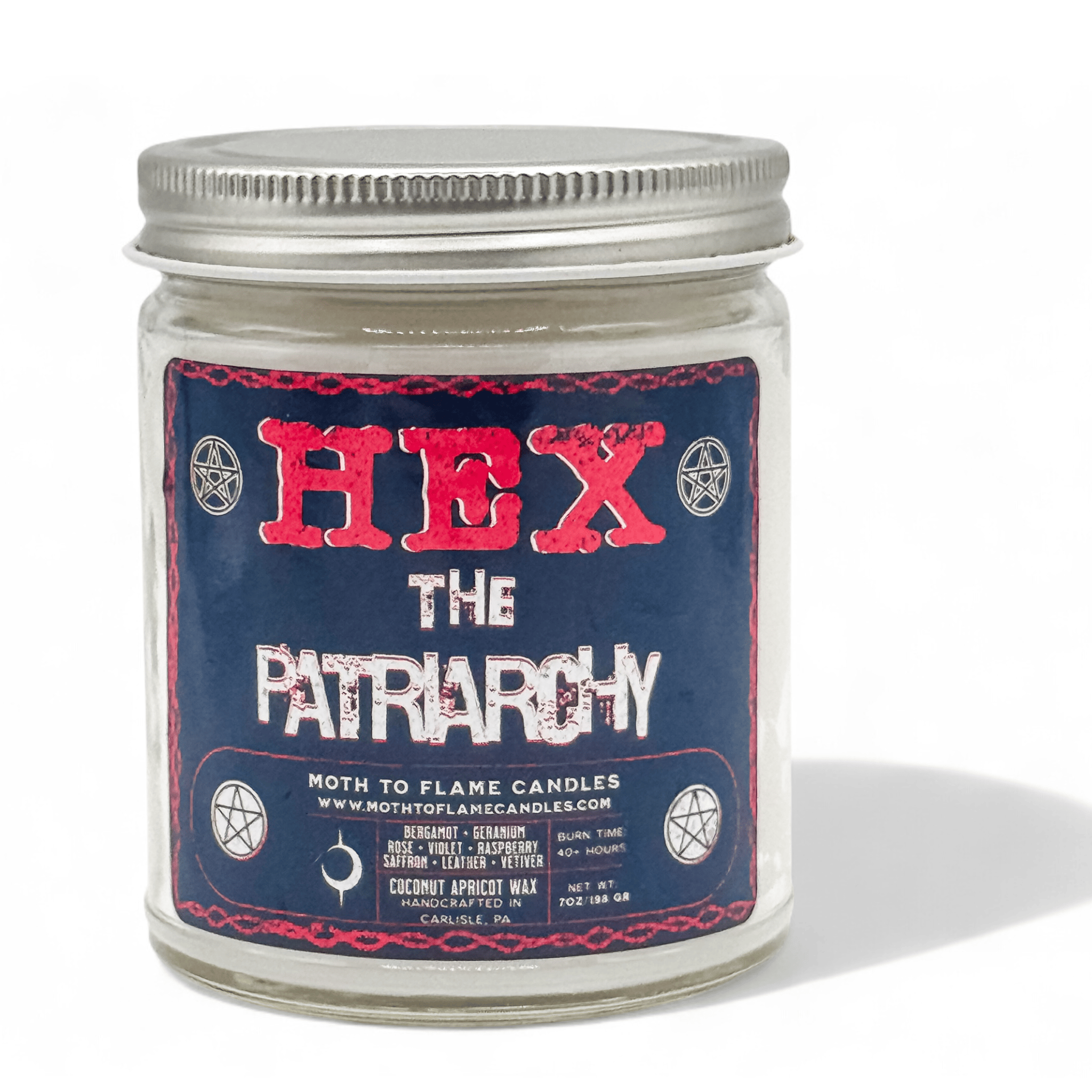 Moth to Flame Candles Candles Hex the Patriarchy – 7 oz Candle