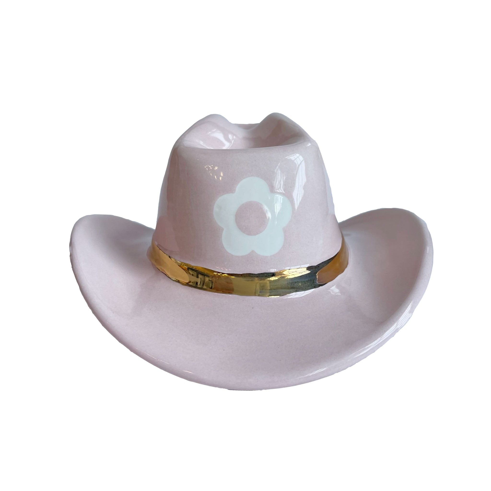 Ruby Clay Company Cherry Blossom Monogrammed Cowboy Hat