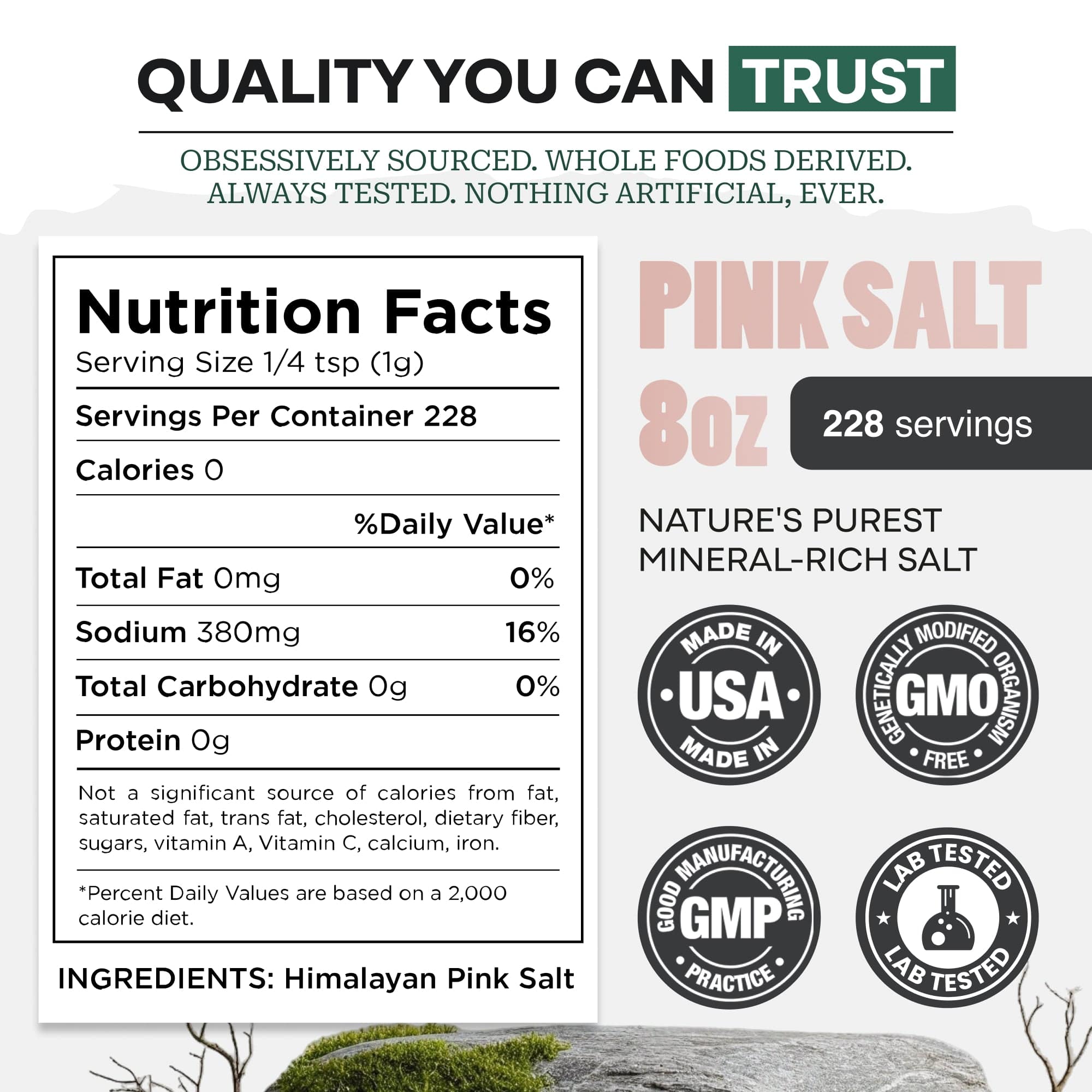 Wild Foods Salt Himalayan Pink Salt – Mineral-Rich Gourmet Salt for Flavor & Health