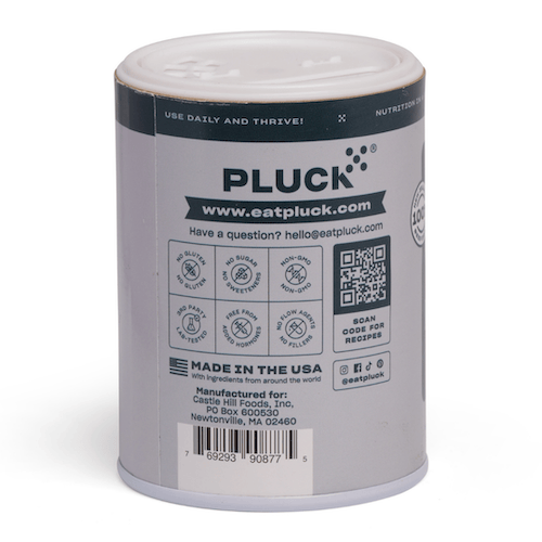 Pluck Seasoning Shaker Pluck Pure Brain – Animal-Based Superfood Powder