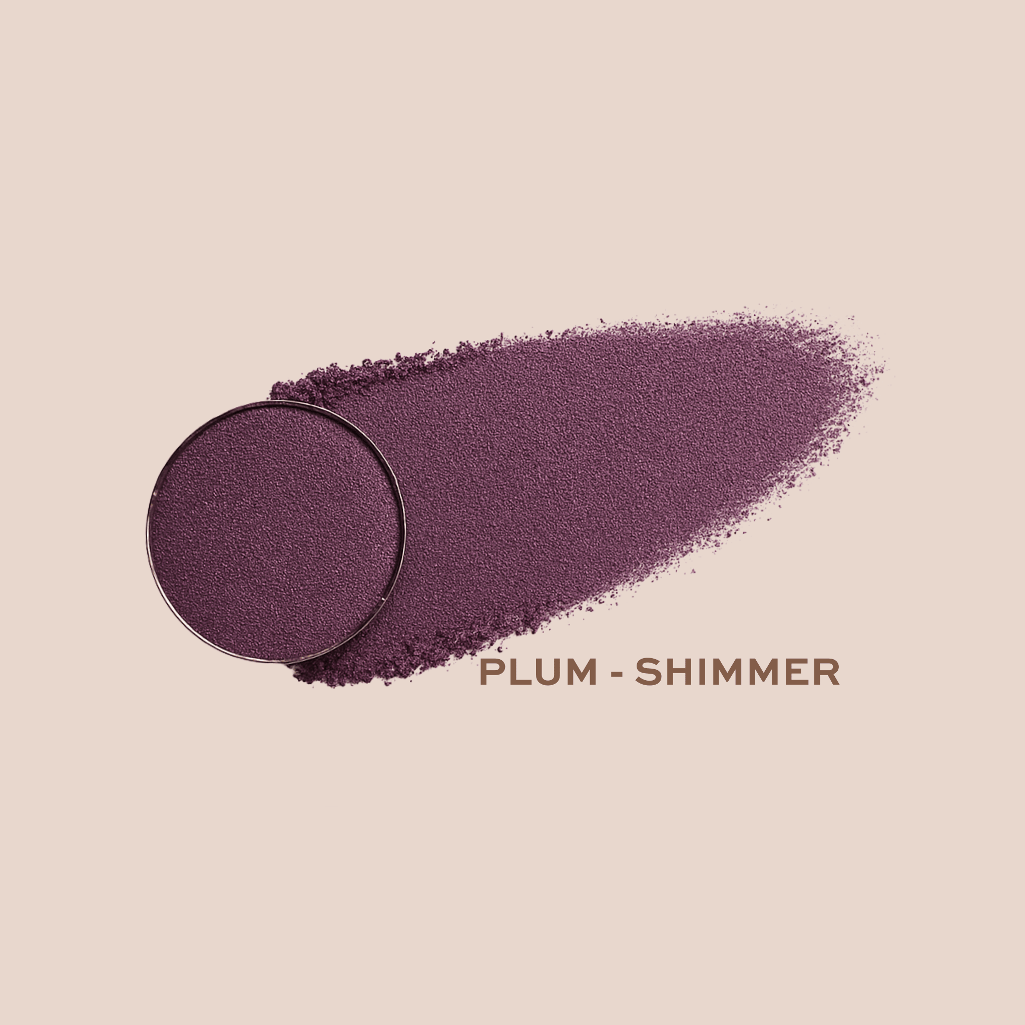 Taylor Made Organics eyeshadow plum Mineral Eyeshadow Single | talc-free