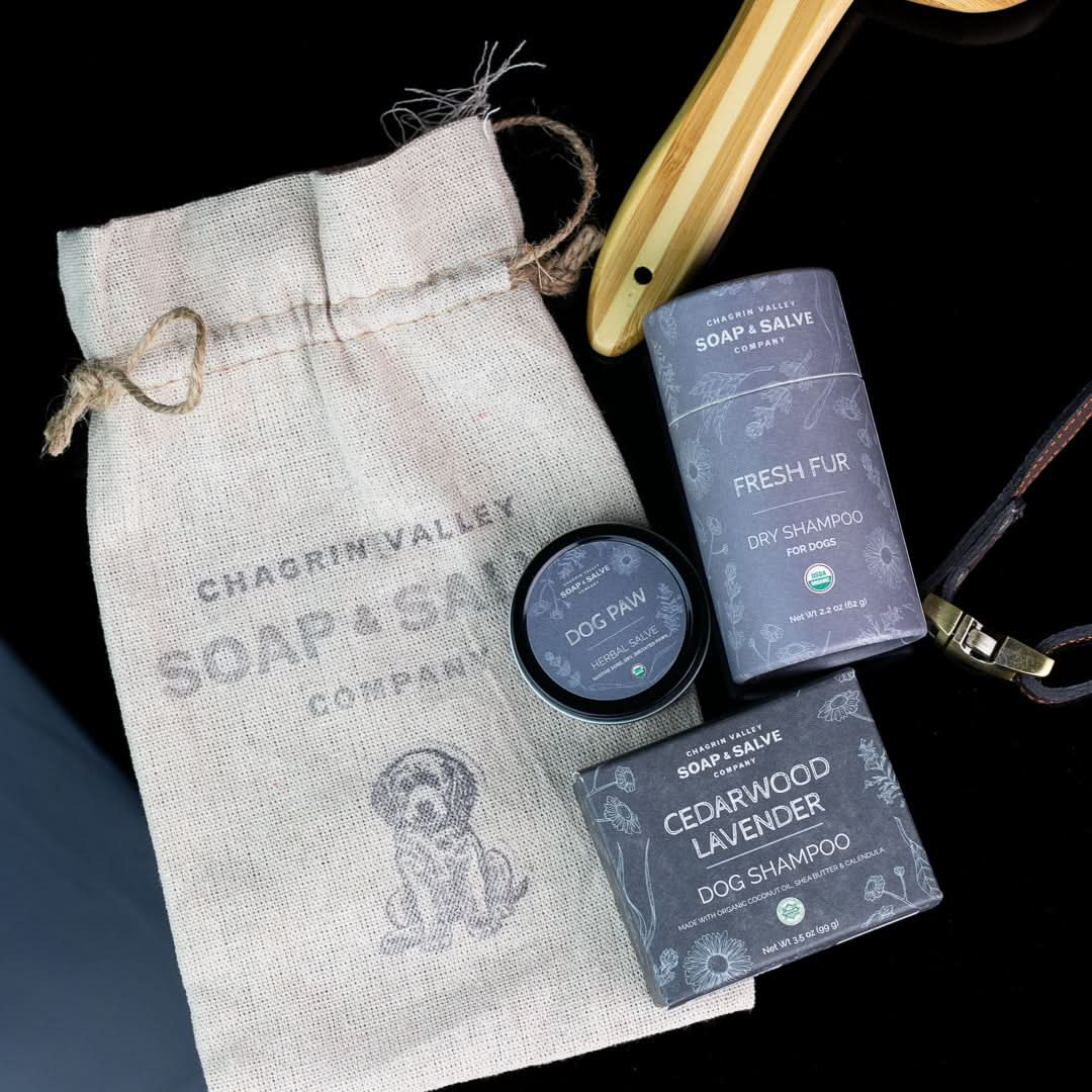 Chagrin Valley Soap & Salve Gift Pooch Pouch Bundle: Pooch Pouch Dog Bundle