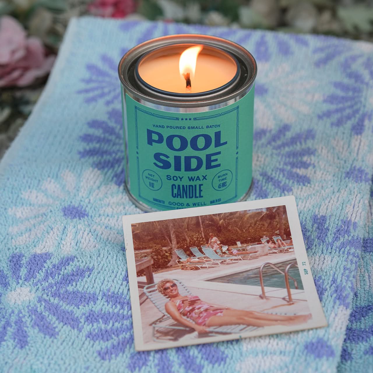 Pool Side Happy Place Candle - My American Goods
