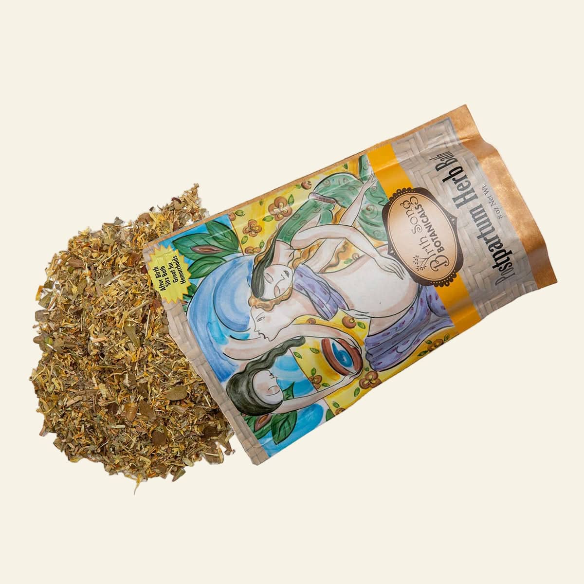 Postpartum Herb Bath- Sitz Bath Soak for Postpartum Recovery, Perineal Care, Soothes Hemorrhoids and After Birth Support for Mom and Baby 8 oz. - My American Goods