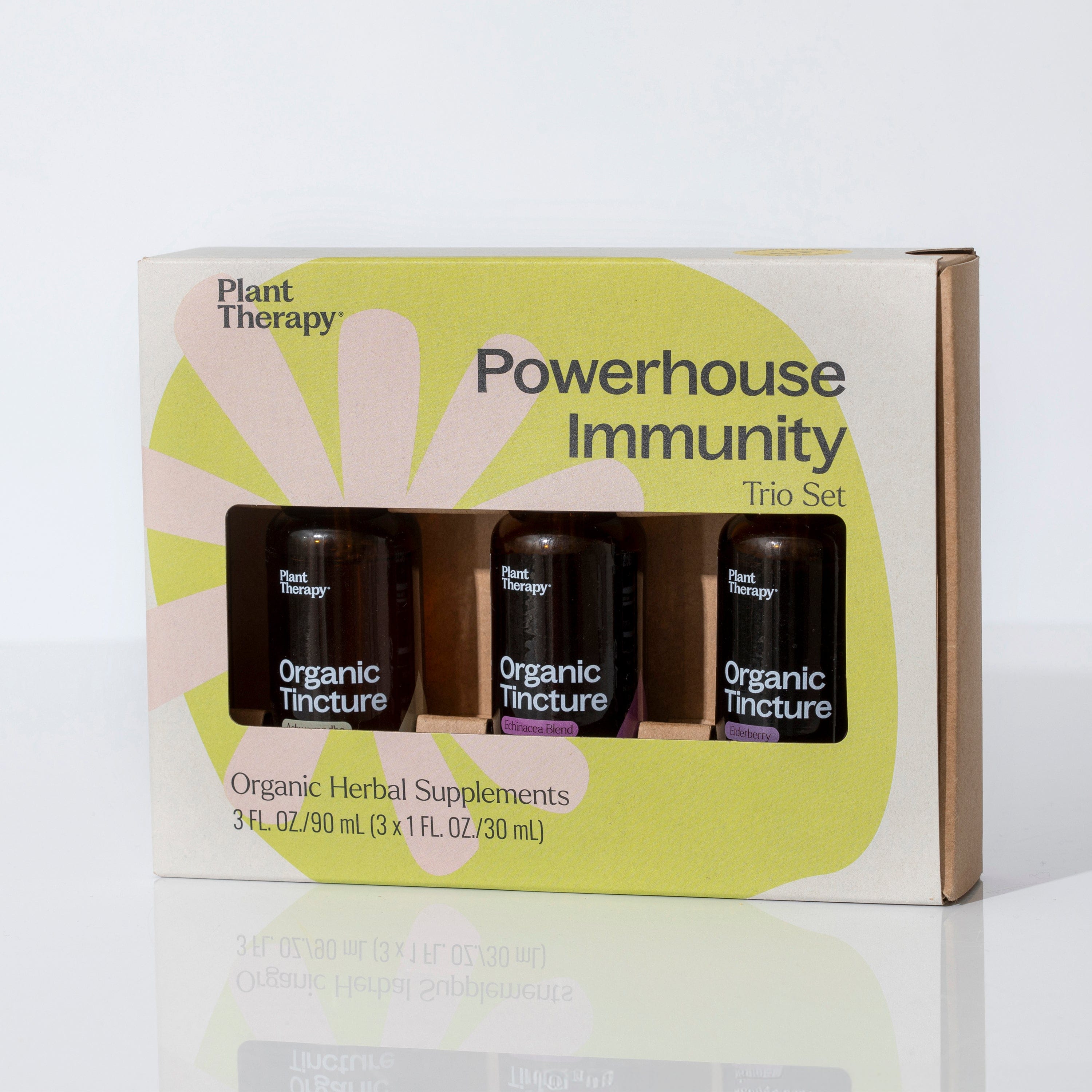 Plant Therapy Supplement Powerhouse Immunity Tincture Trio Set