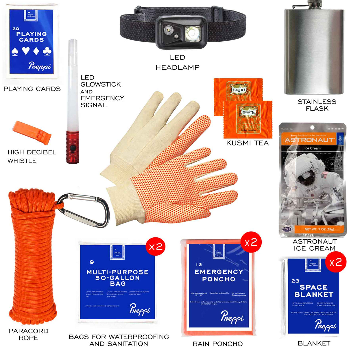 Preppi | The Prepster | Two-Person | 3-Day Emergency Kit Bag