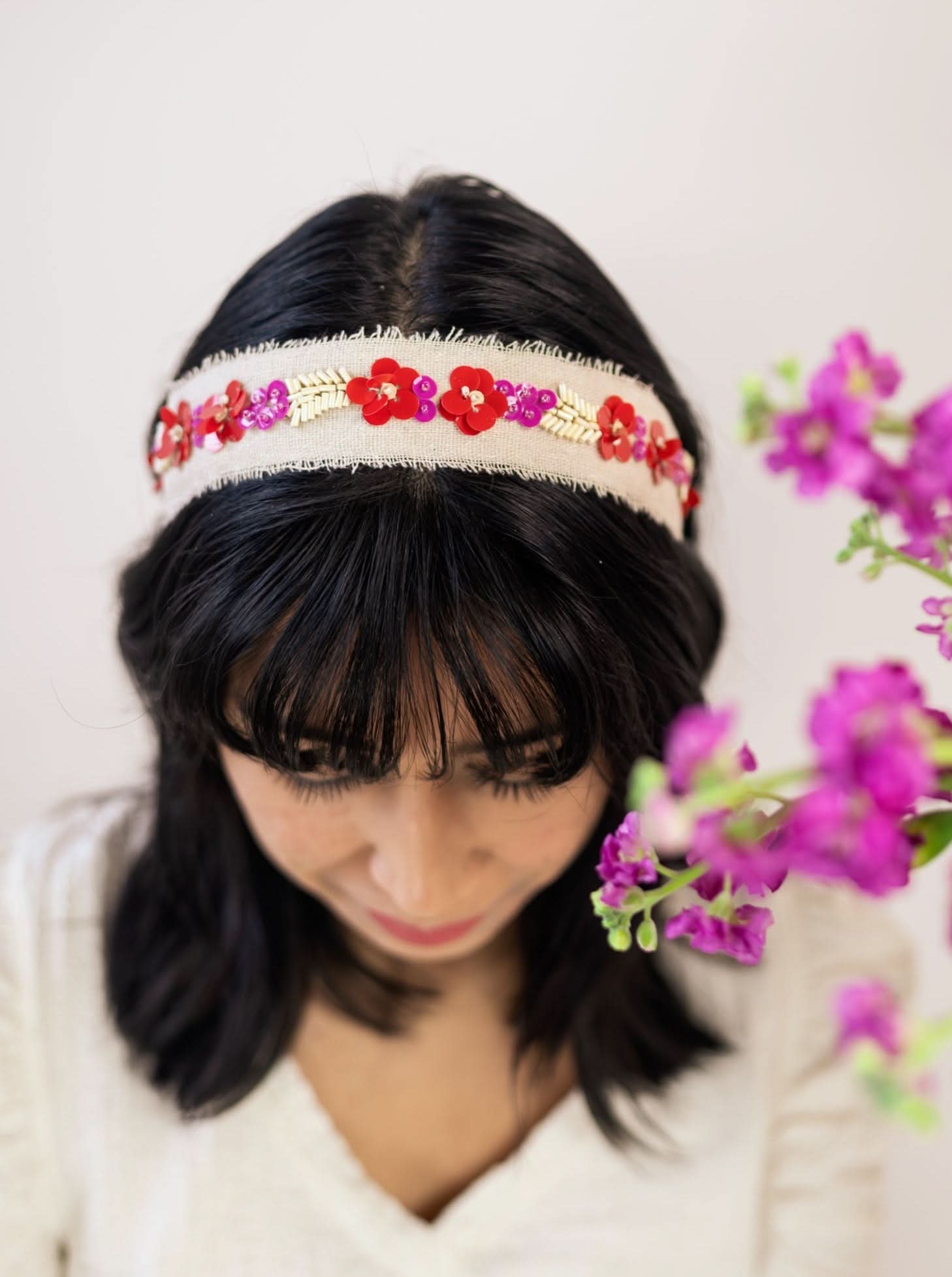 Juliet Beaded Headband - My American Goods