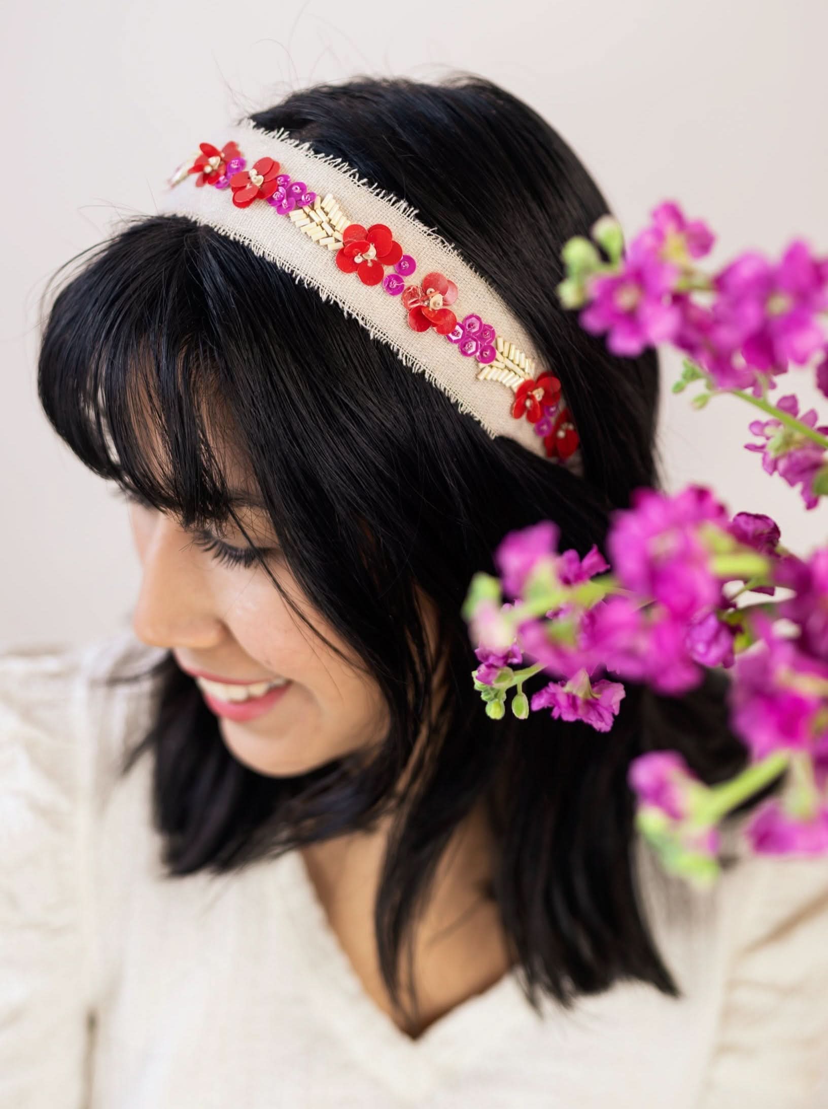 Juliet Beaded Headband - My American Goods