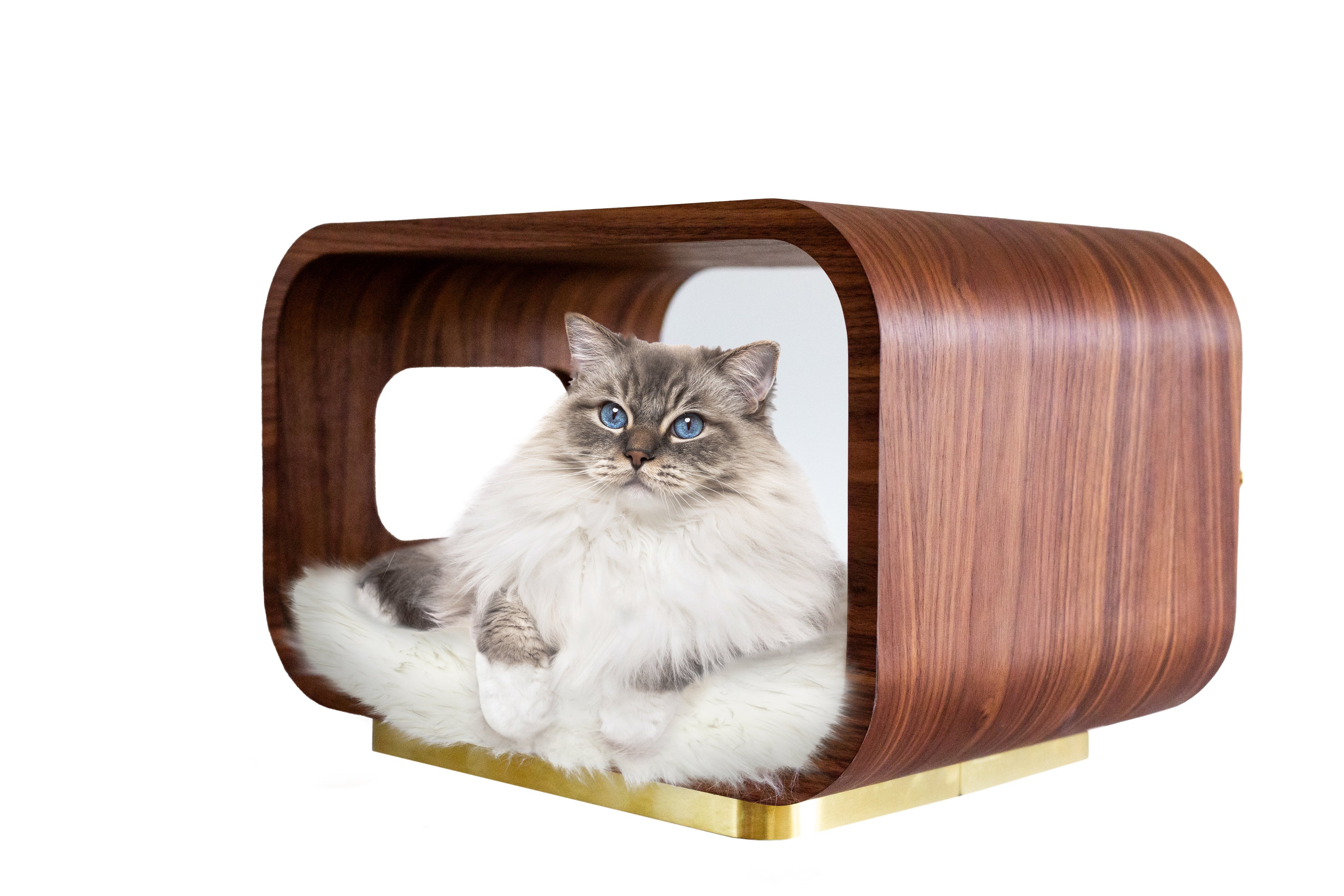 The LUNA Bed in Walnut - My American Goods