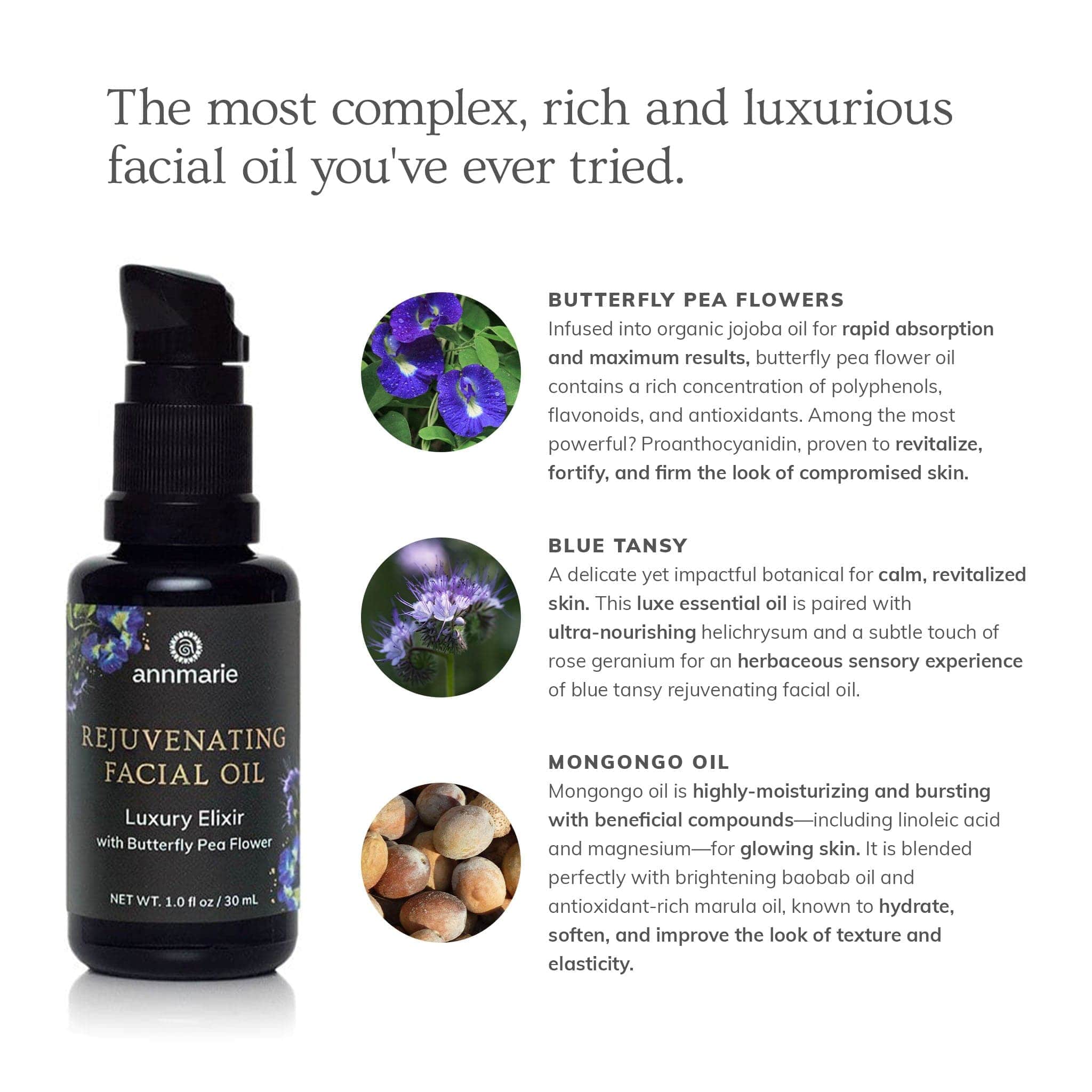 Annmarie Skin Care HIDDEN Rejuvenating Facial Oil (30ml)
