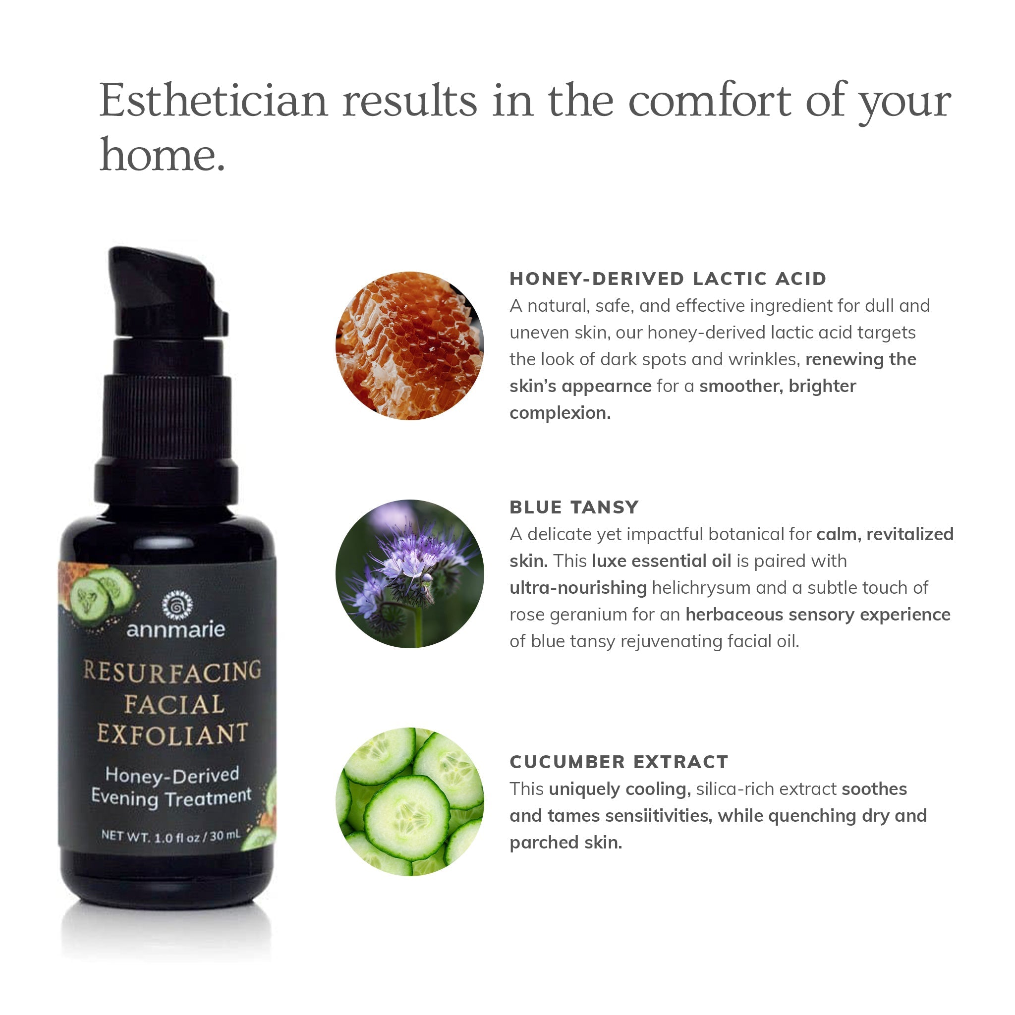 Resurfacing Facial Exfoliant (30ml)