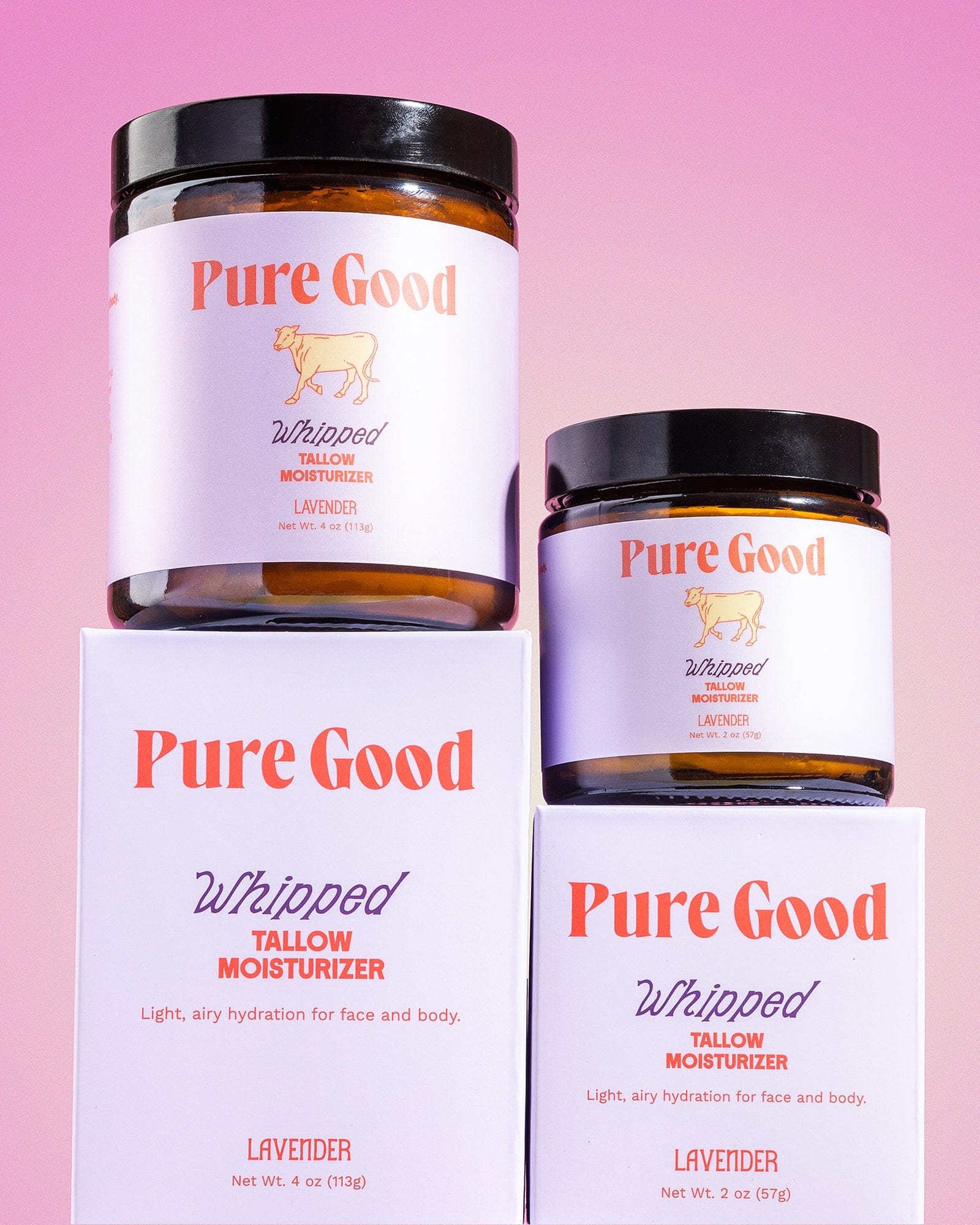 Pure Good LLC Whipped Tallow Balm Lavender Whipped Tallow - Calming & Restoring