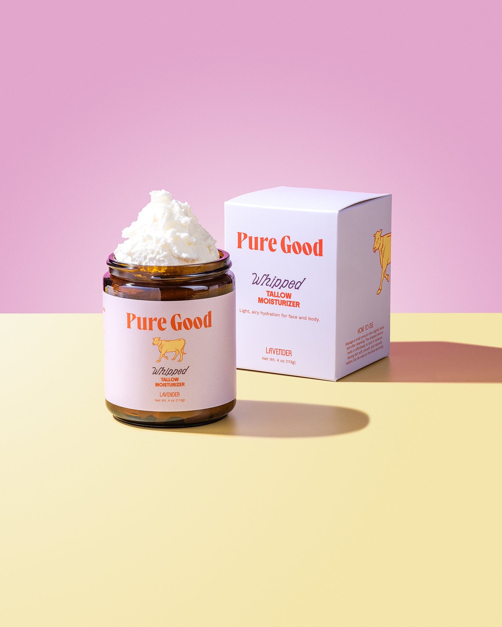 Pure Good LLC Whipped Tallow Balm Lavender Whipped Tallow - Calming & Restoring