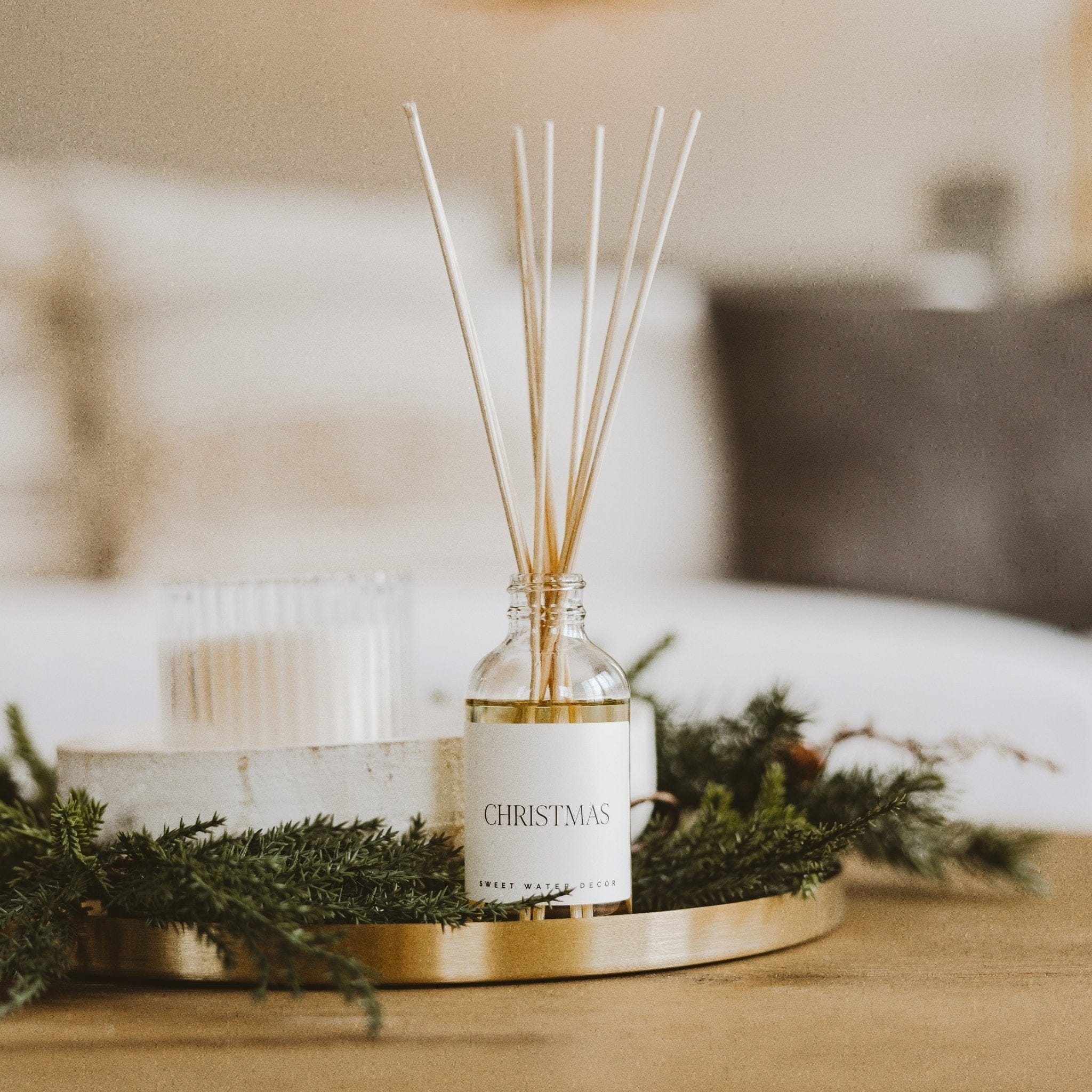 Sweet Water Decor Reed Diffusers Christmas Clear Reed Diffuser