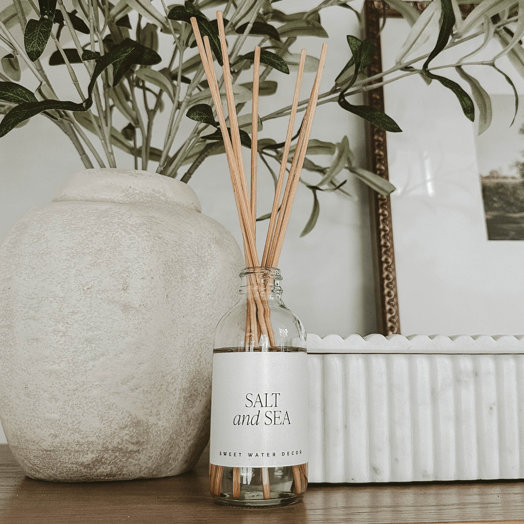 Salt and Sea Clear Reed Diffuser