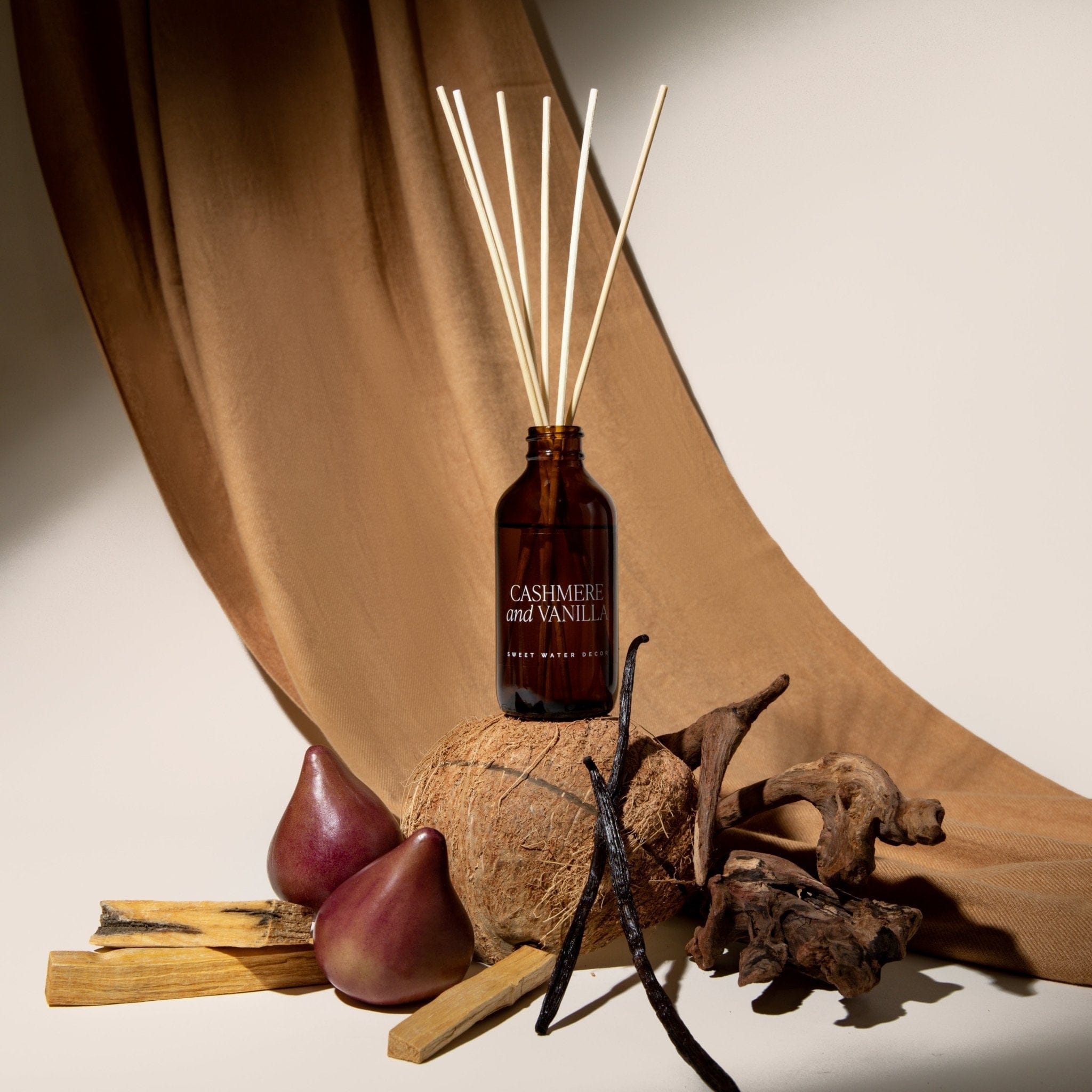 Sweet Water Decor Reed Diffusers Cashmere and Vanilla Amber Reed Diffuser