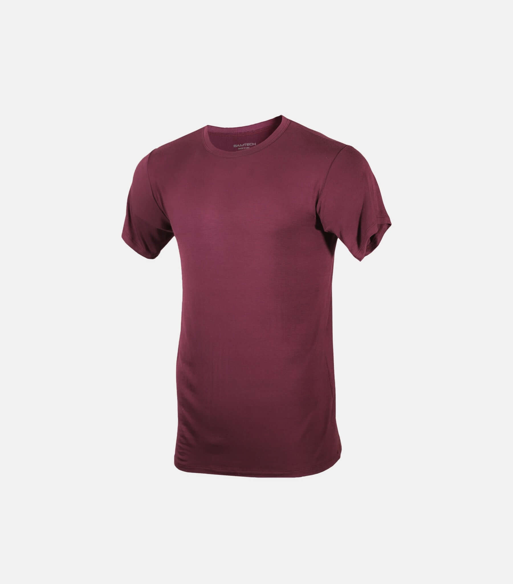 Bamtech Shirt S / Dark Plum Bamboo Aerotech T-Shirt - Black
