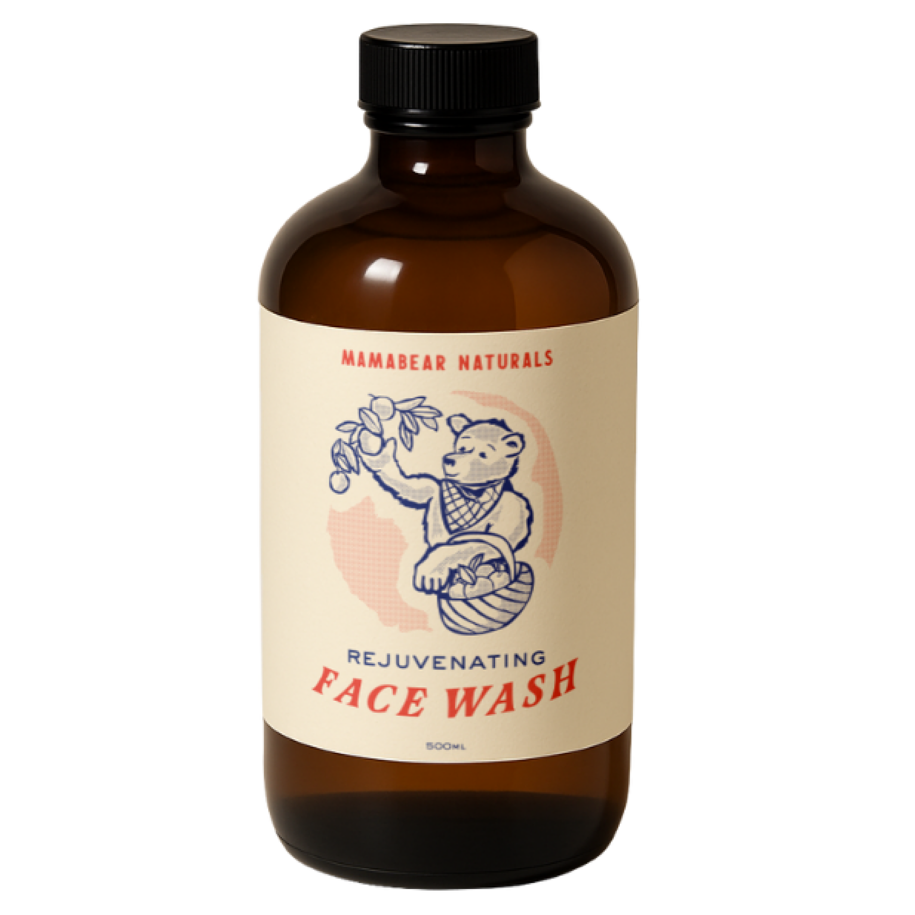 PapaBear Naturals Papabear Rejuvenating Face Wash 16 oz