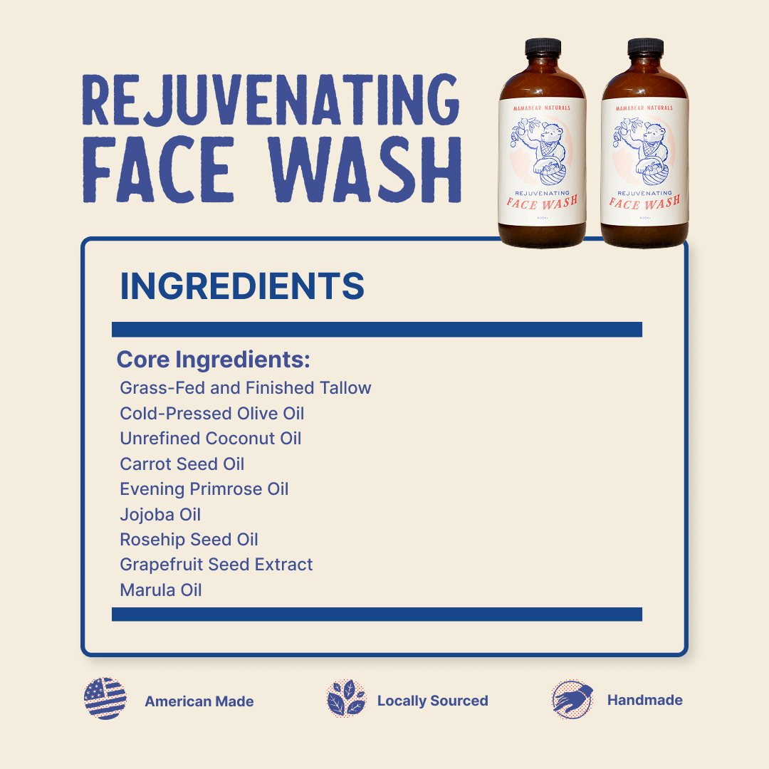 Papabear Rejuvenating Face Wash - My American Goods