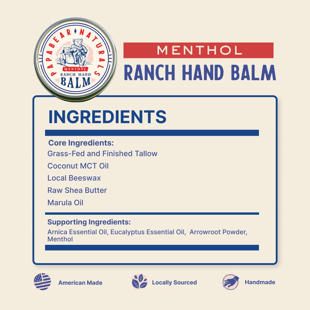 Papabear Ranch Hand Balm - My American Goods