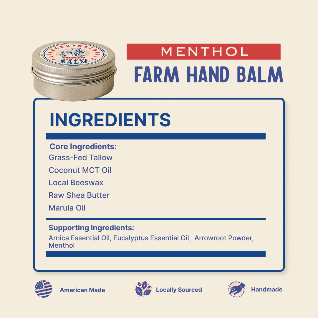PapaBear Naturals Papabear Ranch Hand Balm 2 oz
