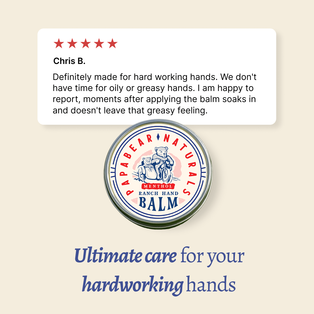 Papabear Ranch Hand Balm - My American Goods