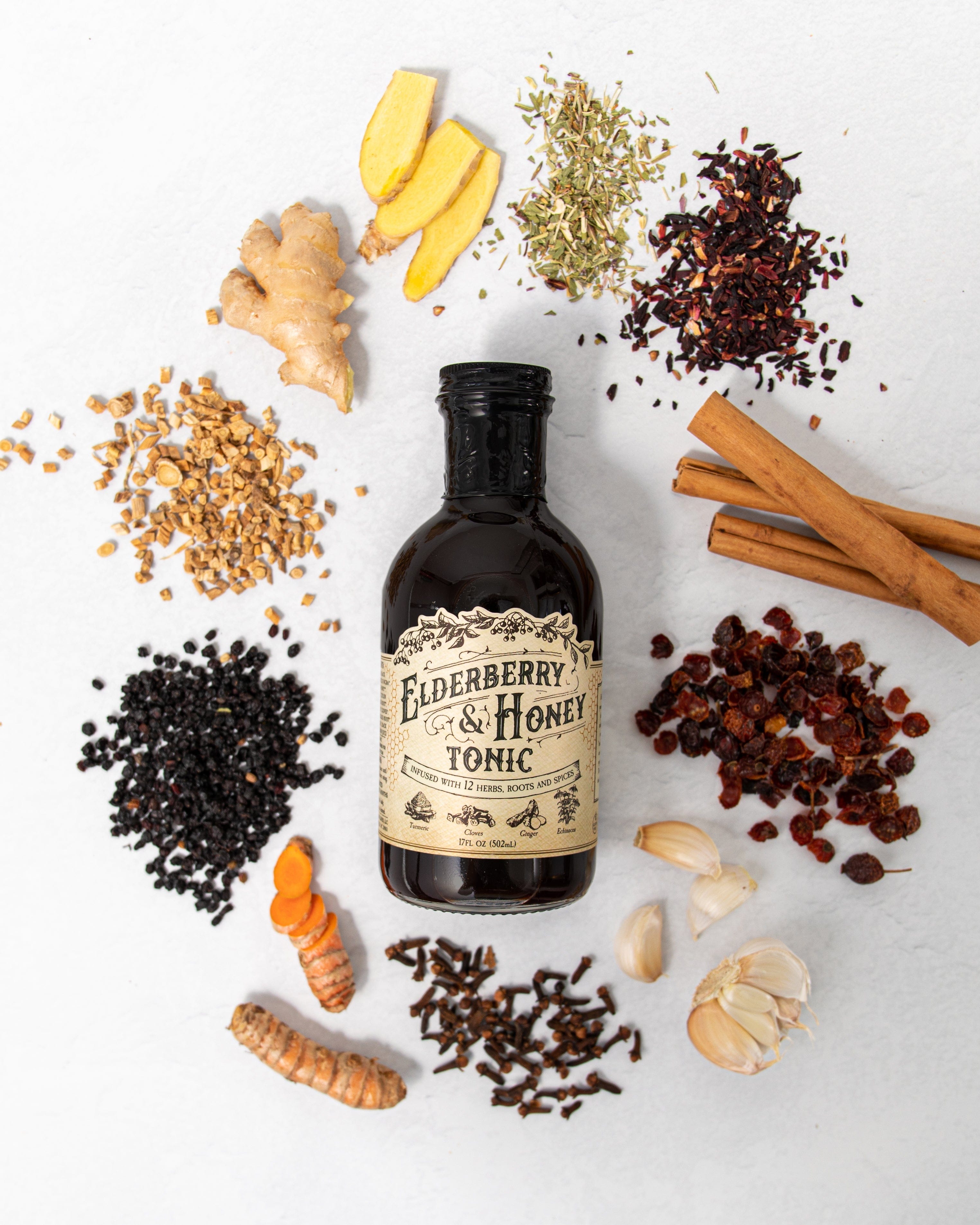 Elderberry and Honey Tonic - My American Goods