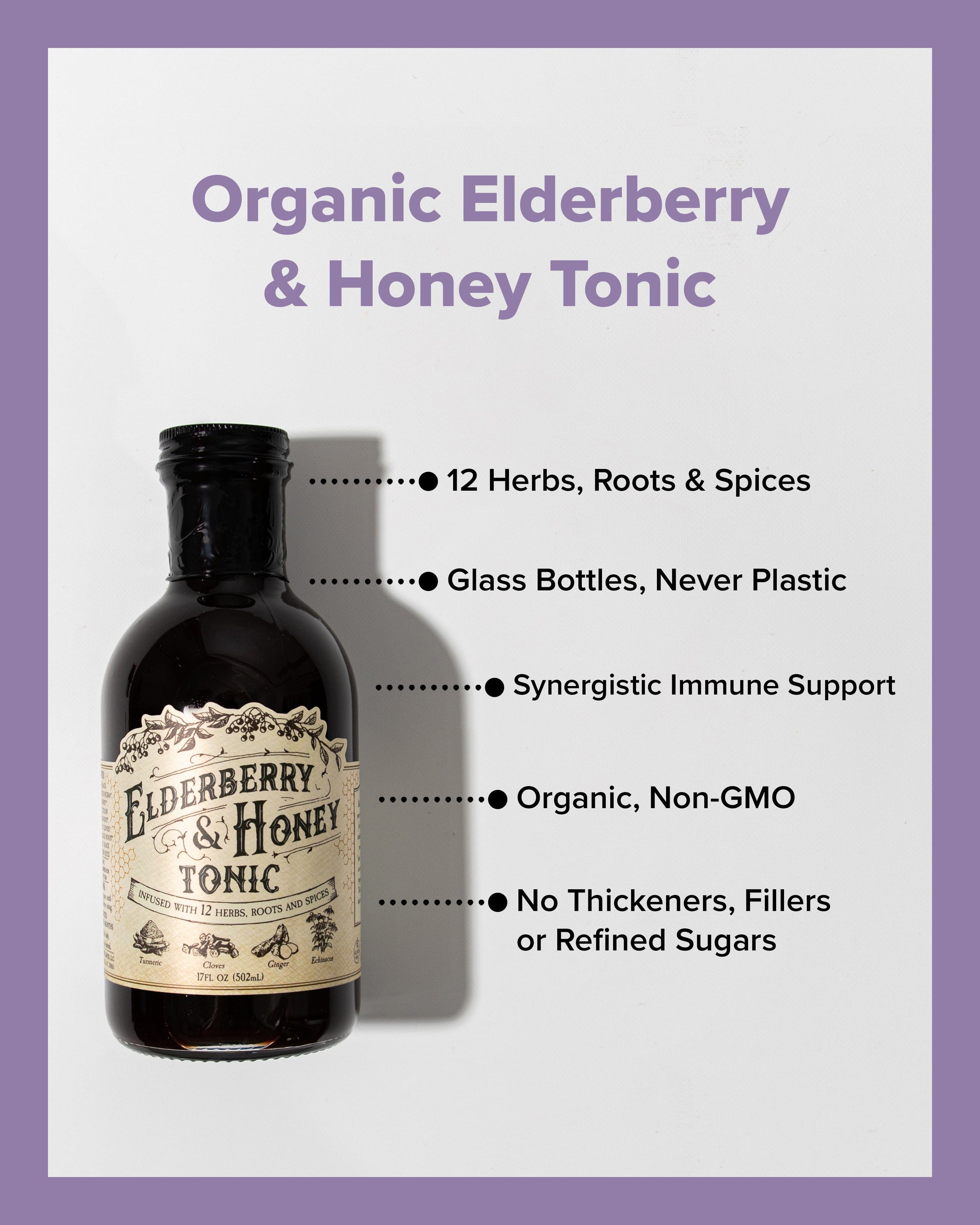 Roots and Leaves, LLC Elderberry and Honey Tonic