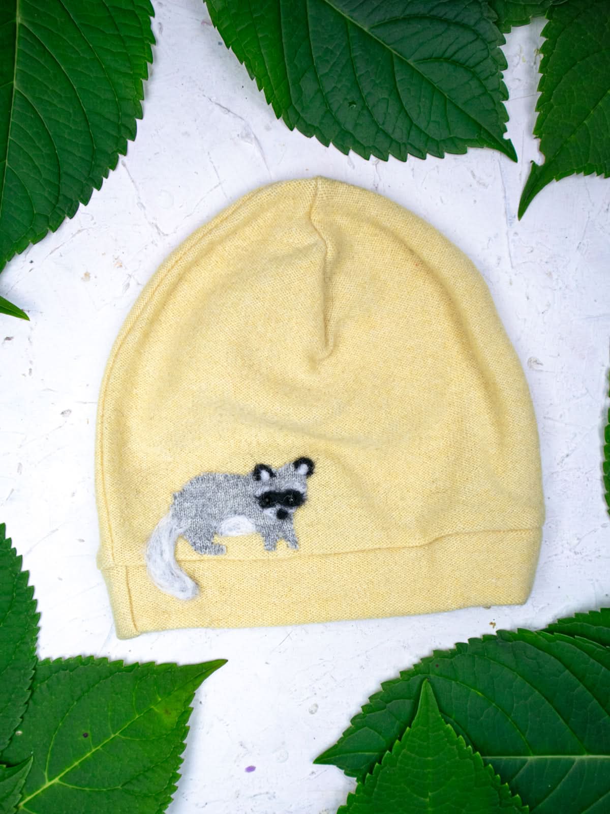 Ash & Rose hat Raccoon Cashmere Hat - Child
