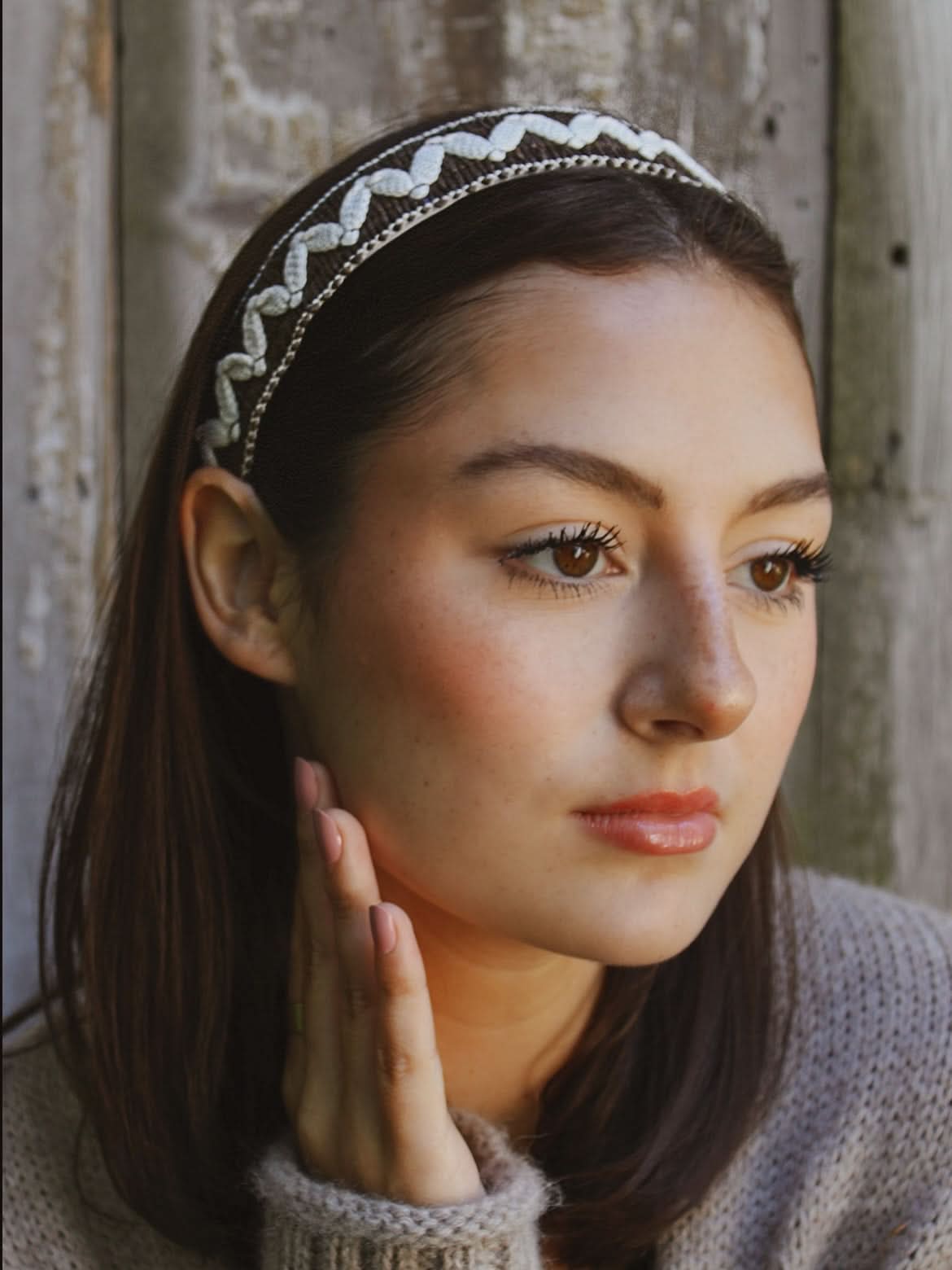 Ash & Rose Raffia Ribbon Headband