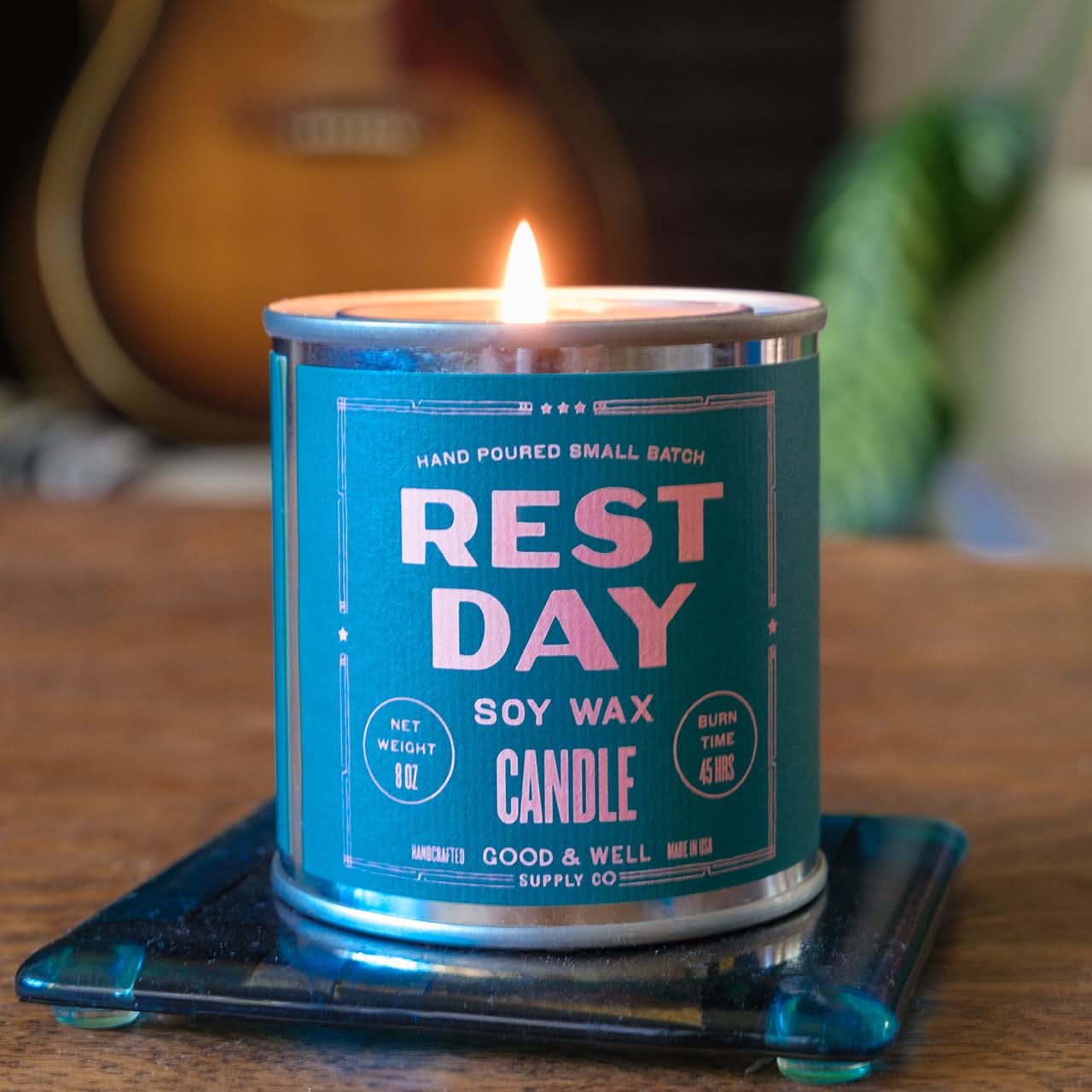 Rest Day Happy Place Candle - My American Goods