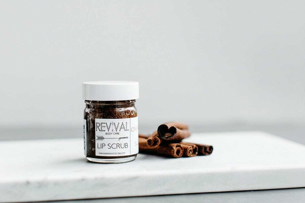 Revival Body Care LIP SCRUB CINNAMON + SUGAR LIP SCRUB