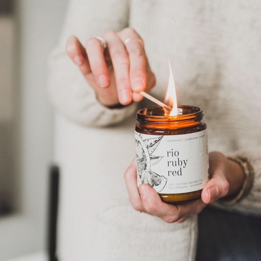 Rio Ruby Red Soy Candle - My American Goods