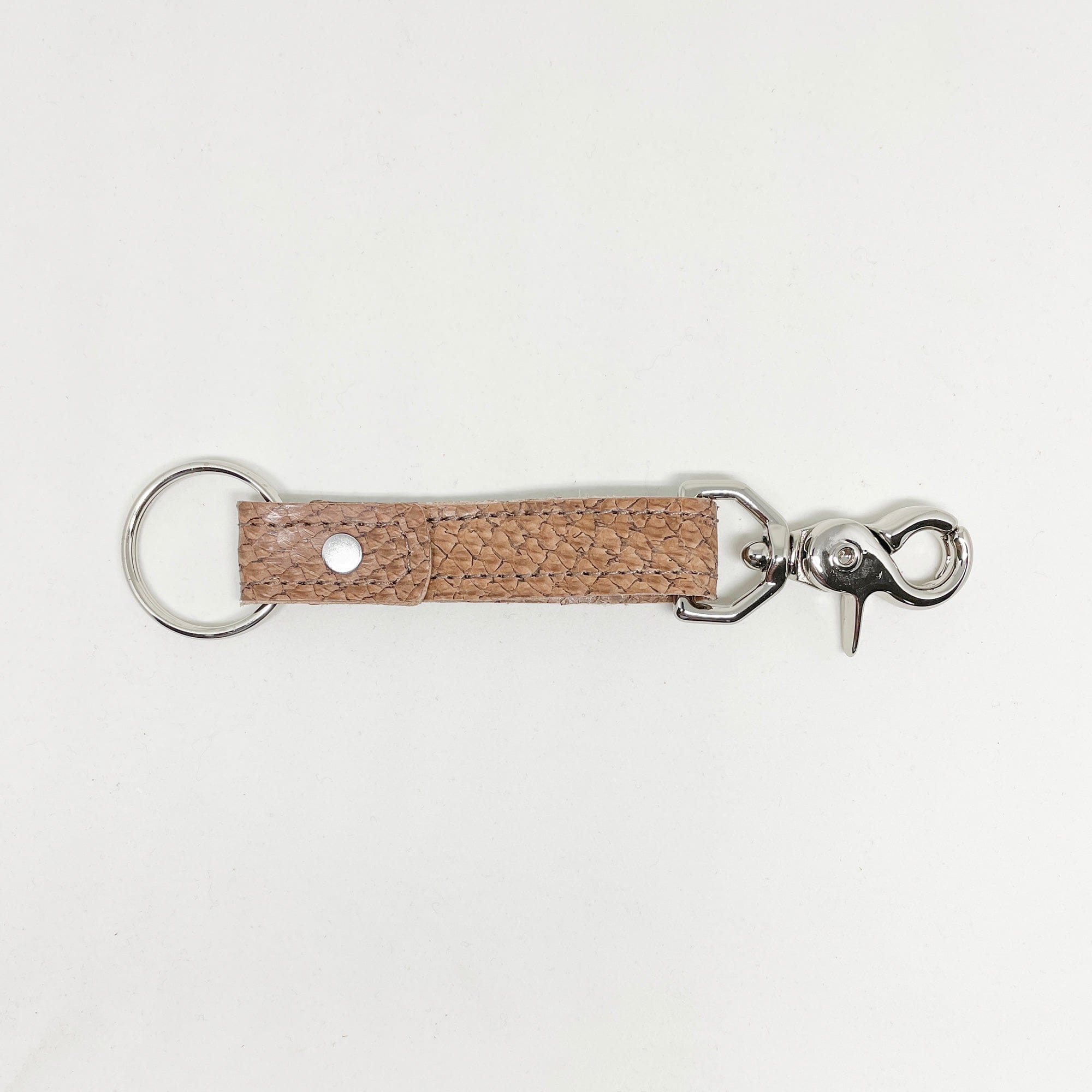 Rogue Industries Key Chain Salmon Leather with Latch Leather Key Chain