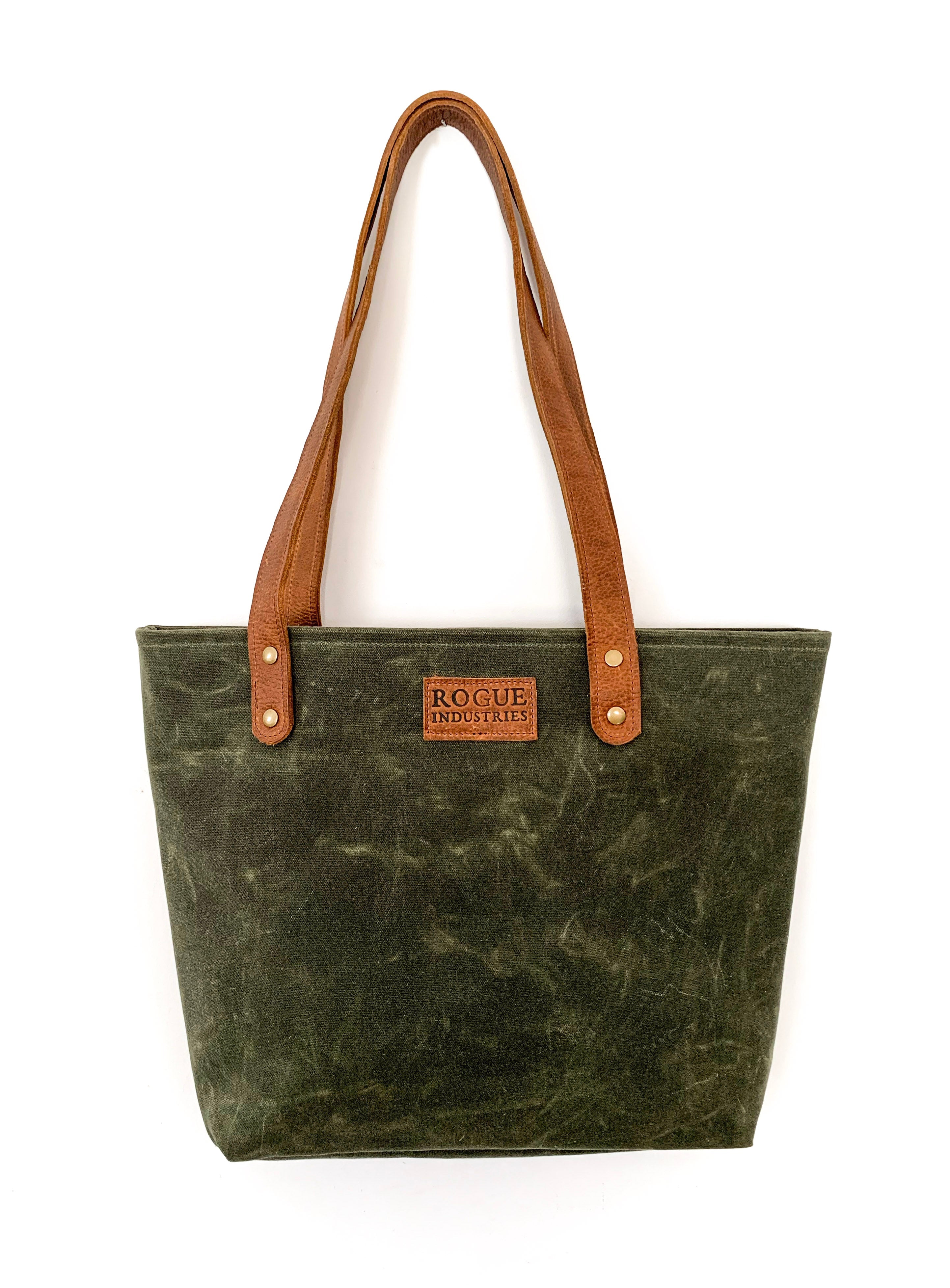 Allagash River Tote Bag with Zipper Closure