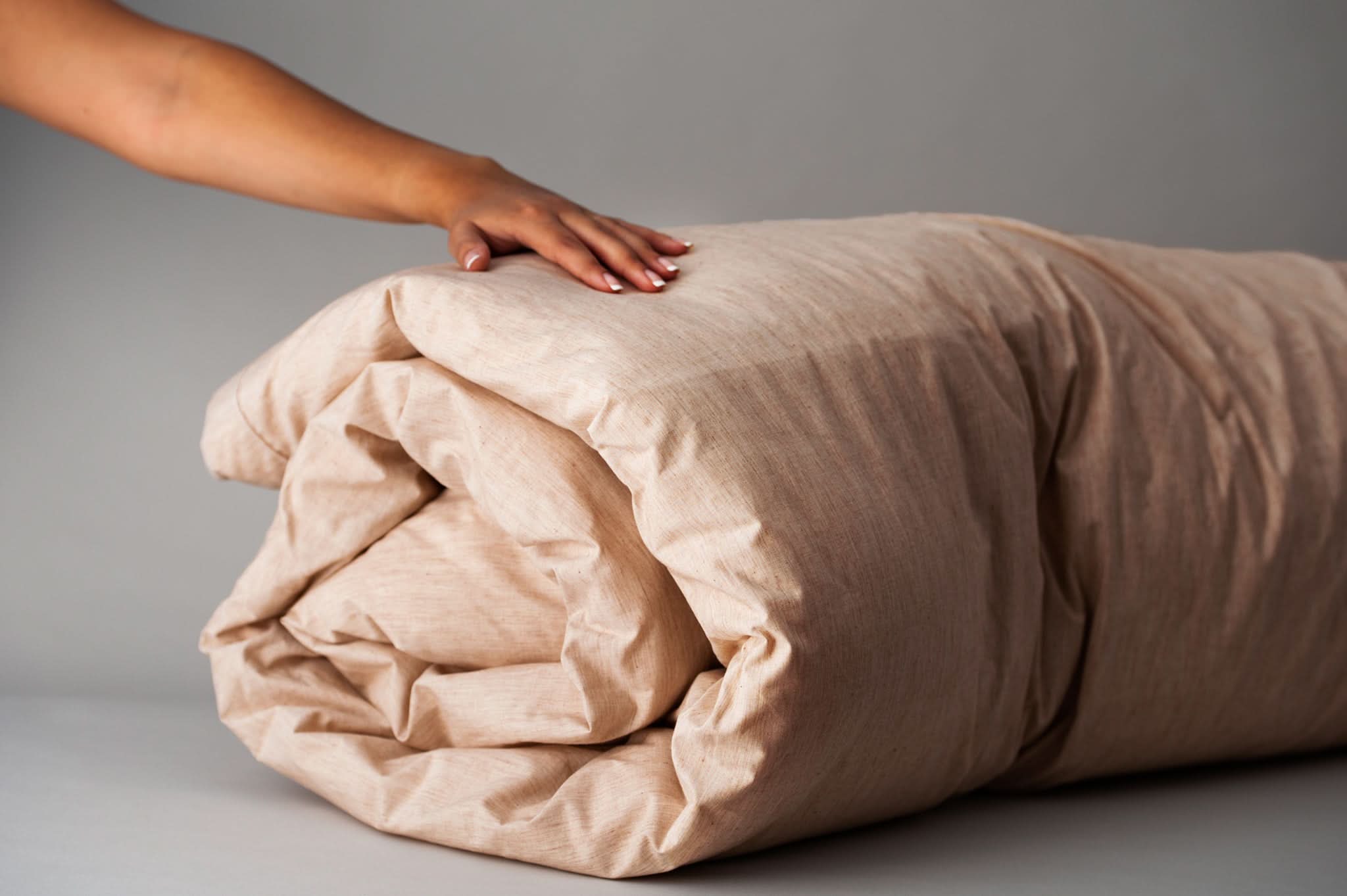 Natural Colored Cotton Duvet Cover Set - My American Goods