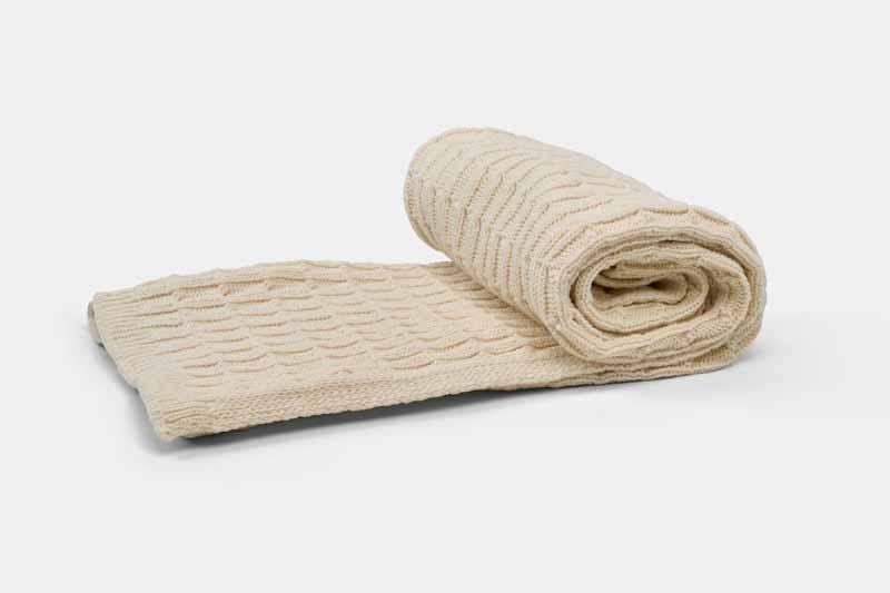 Cotton Knitted Baby Blanket - My American Goods