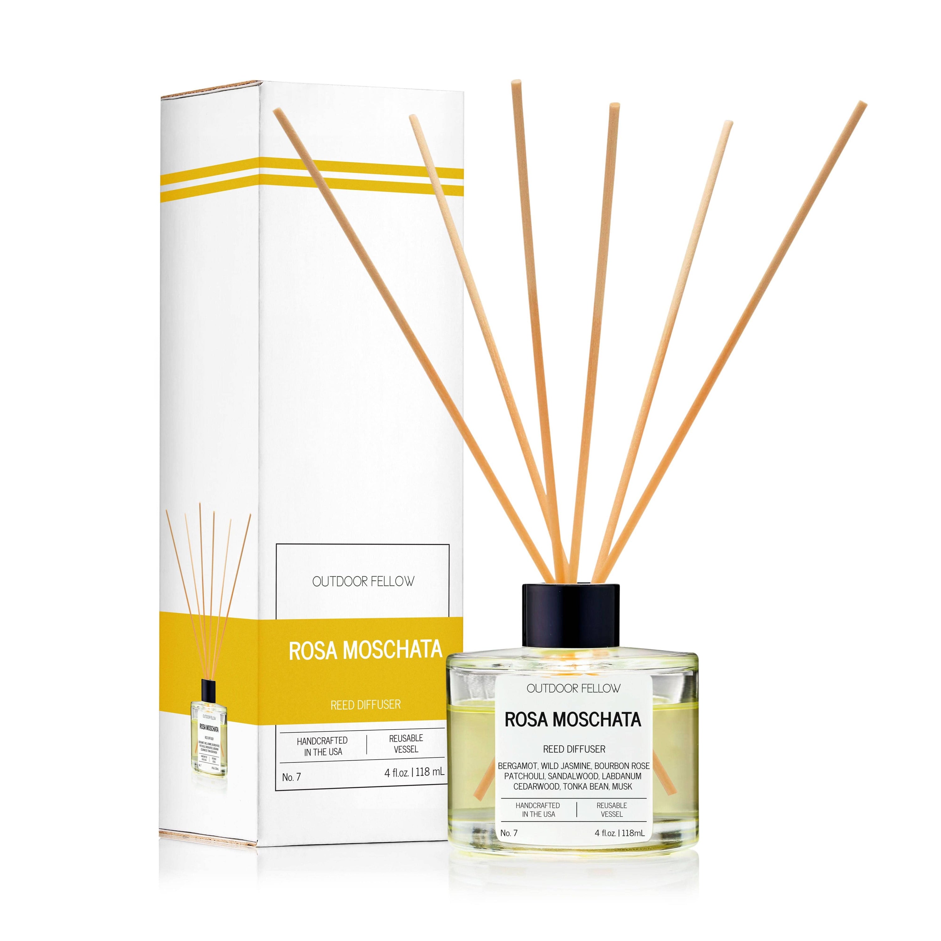 Outdoor Fellow Reed Diffuser Rosa Moschata Reed Diffuser