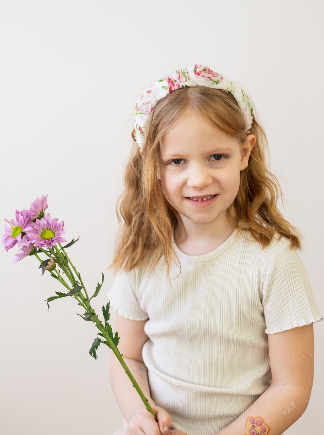 Flower Girl Rose Confection Child Headband - My American Goods