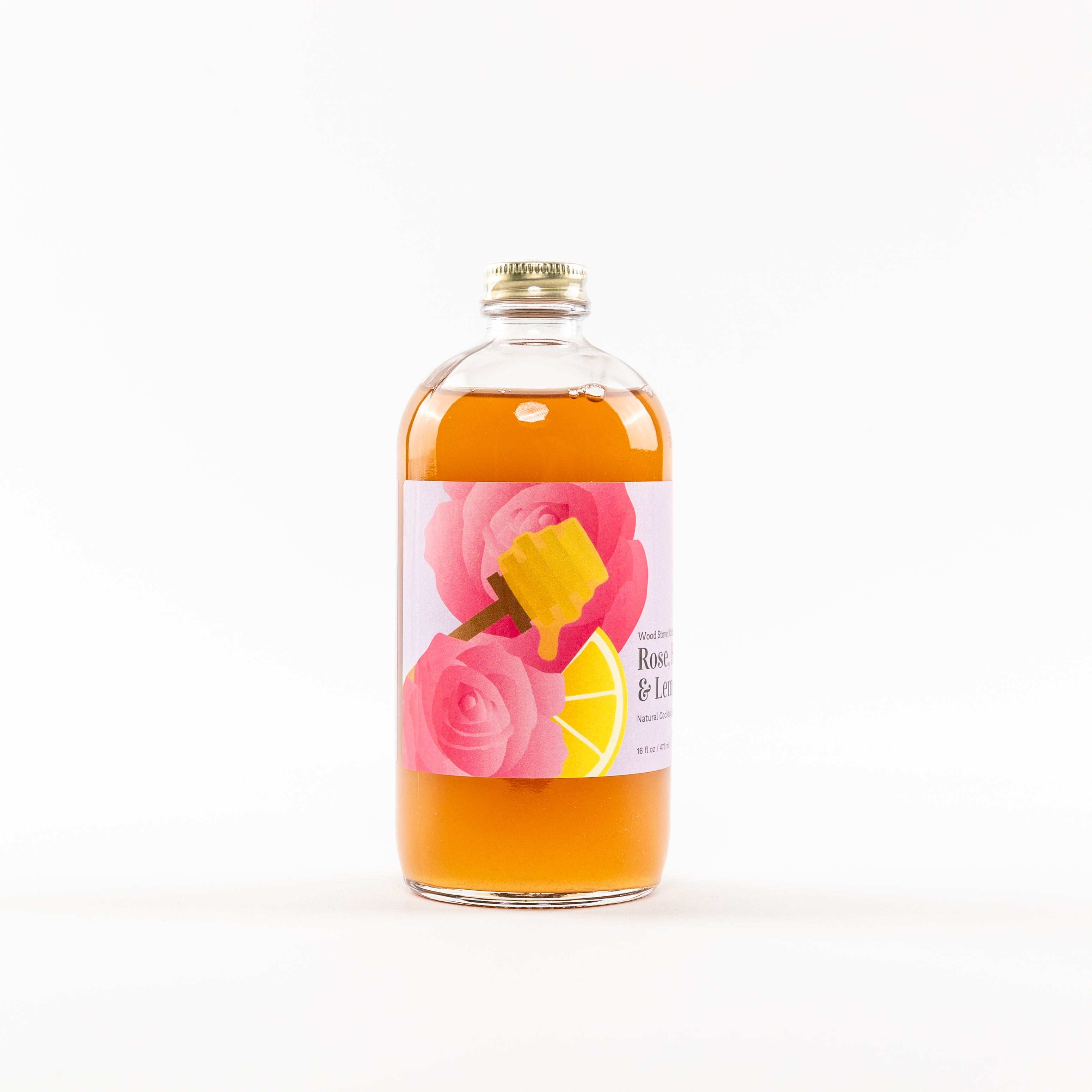 Rose, Honey & Lemon Cocktail-Mocktail Mixer | 16 Oz - My American Goods