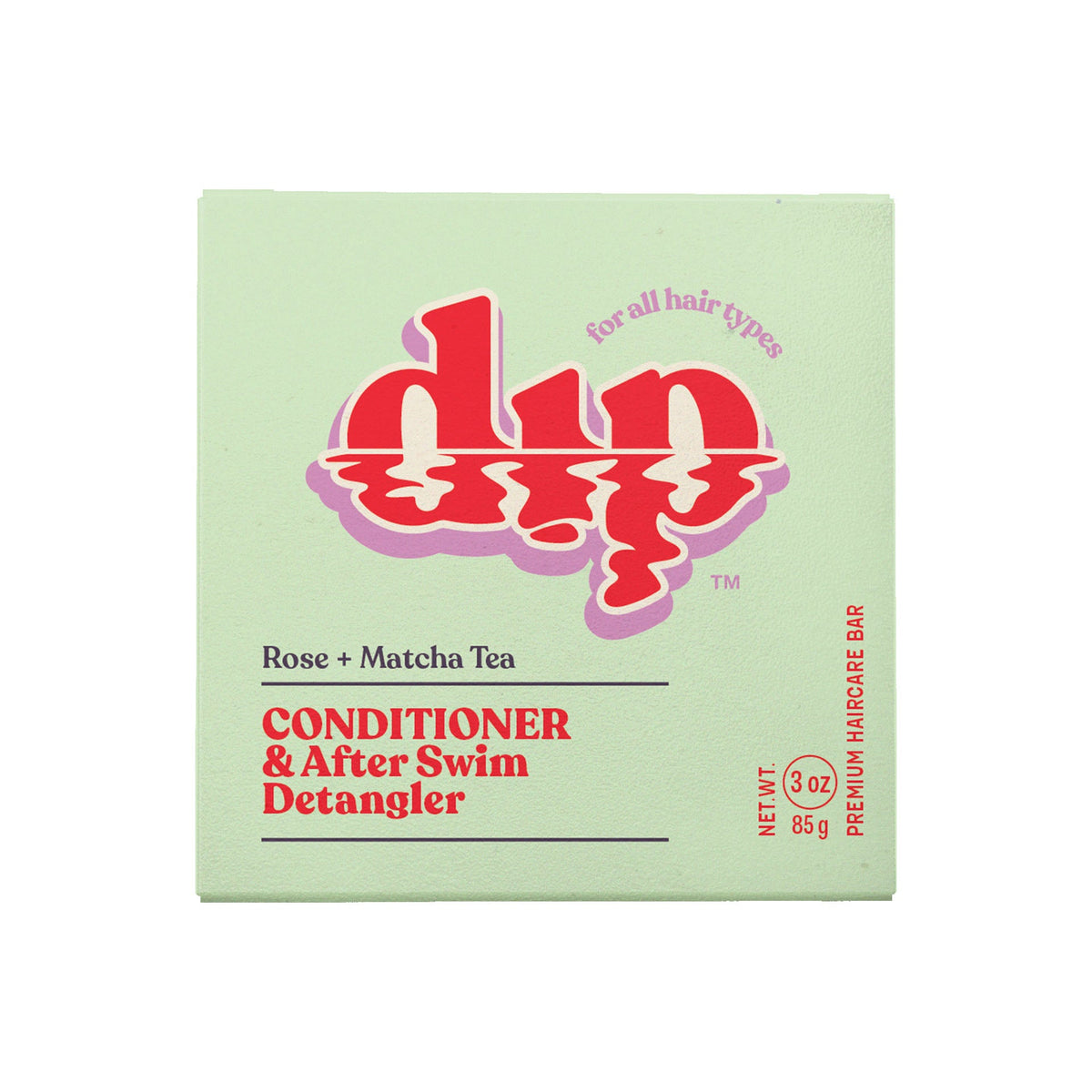 Dip Conditioner Bar & After Swim Detangler - Rose & Matcha Tea