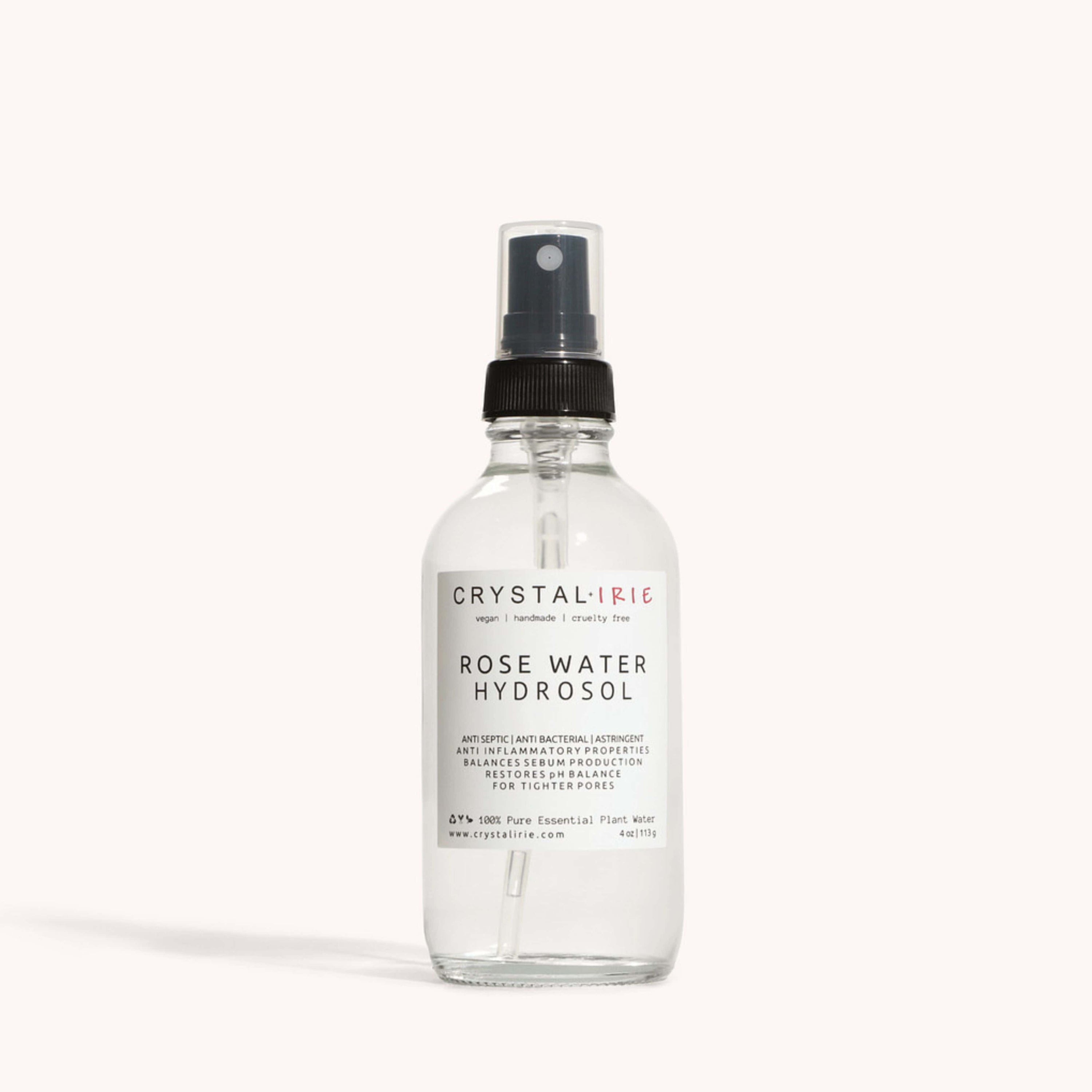 Rose Water Hydrosol Face Mist – 4 oz