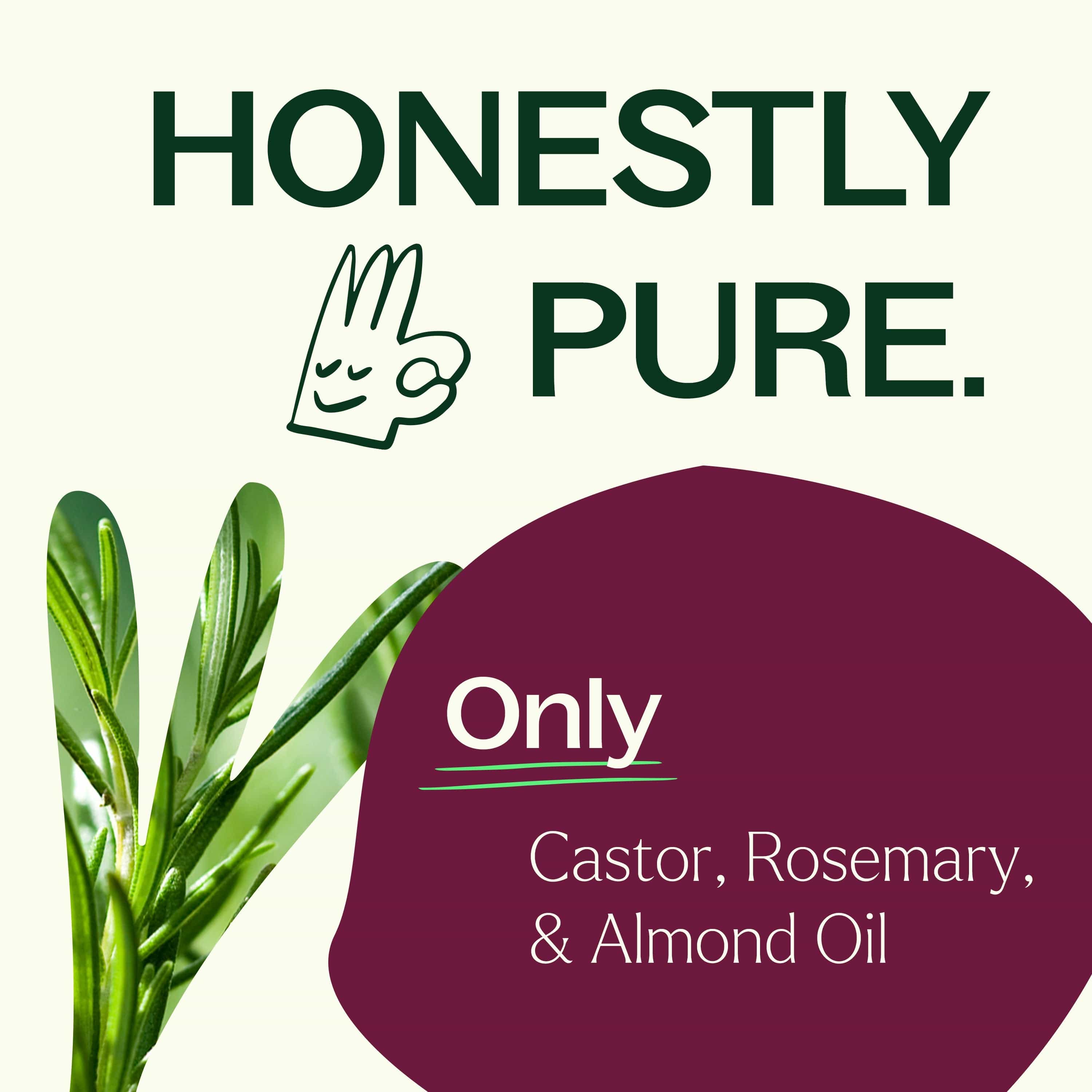 Plant Therapy Hair & Skin Care 4 oz Rosemary & Castor Hair Oil