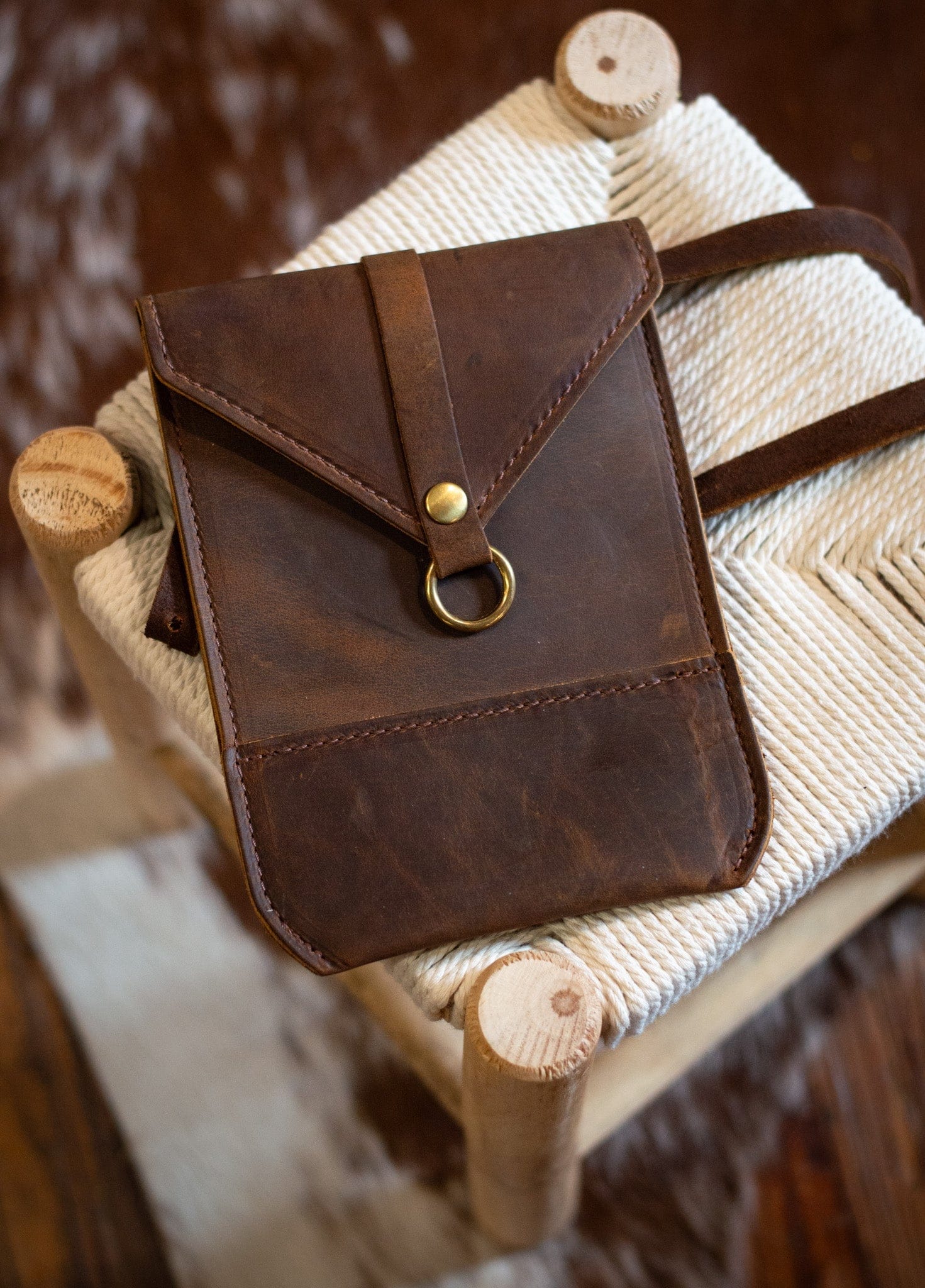 Urban Southern Bags Rustic Brown Postal Crossbody