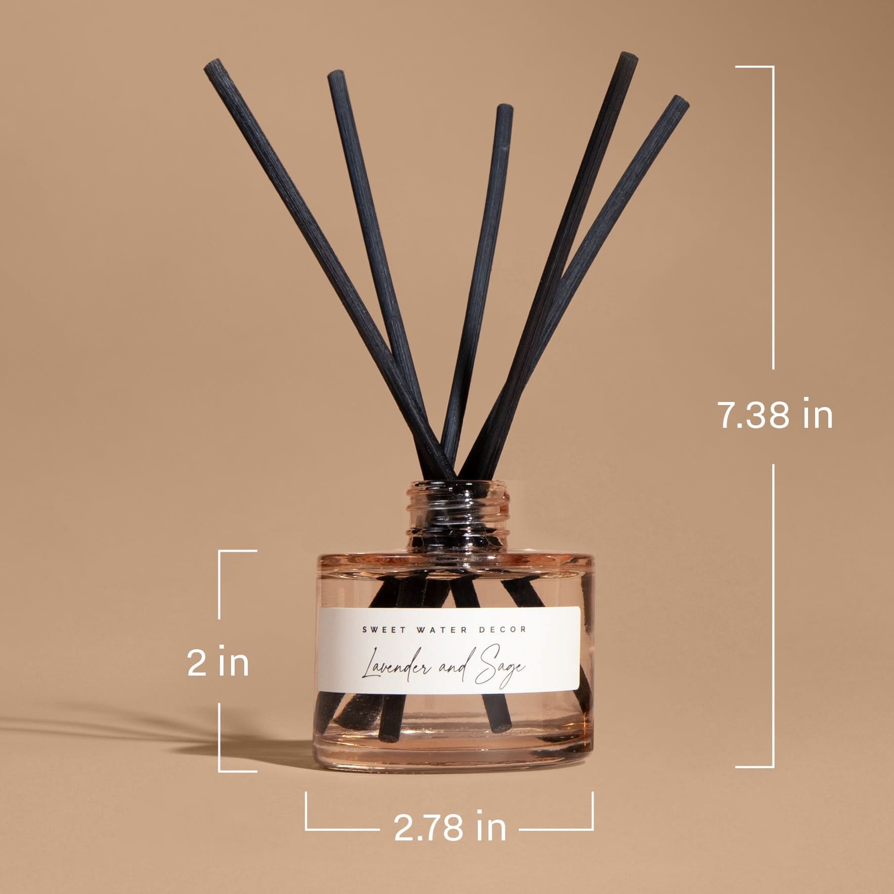 Pumpkin Spice Tinted Glass Jar Reed Diffuser - My American Goods